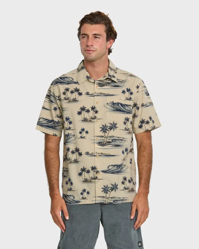 Waterman Day Dreamin' Shirt - Pelican sold by Quiksilver