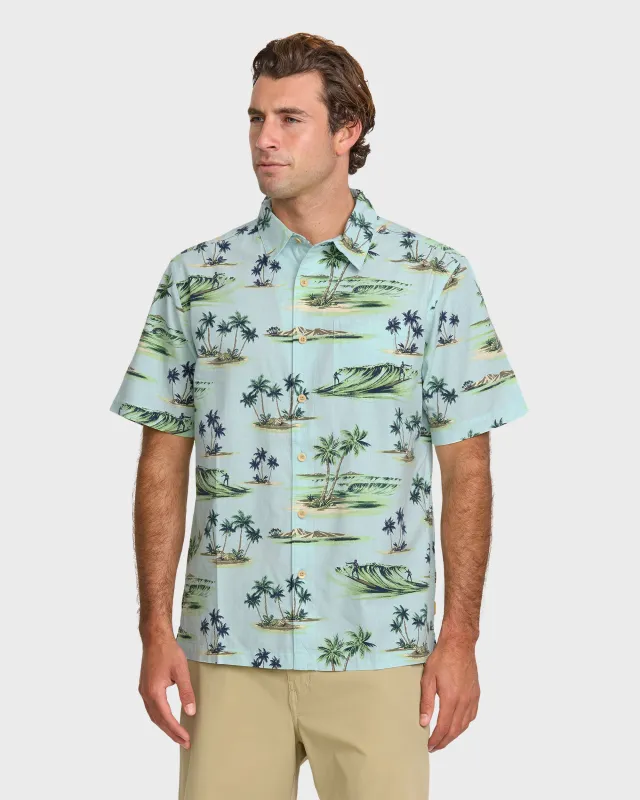 Waterman Day Dreamin' Shirt - Cool Blue sold by Quiksilver