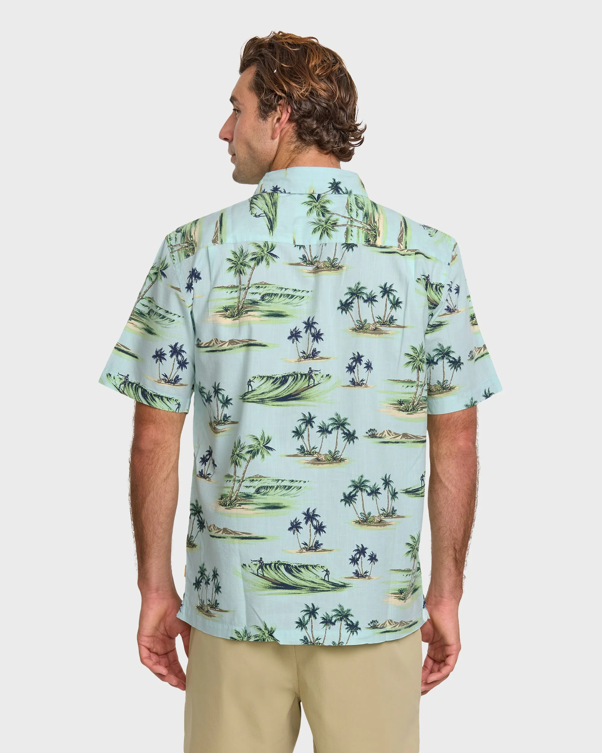 Waterman Day Dreamin' Shirt - Cool Blue sold by Quiksilver product image thumbnail 2