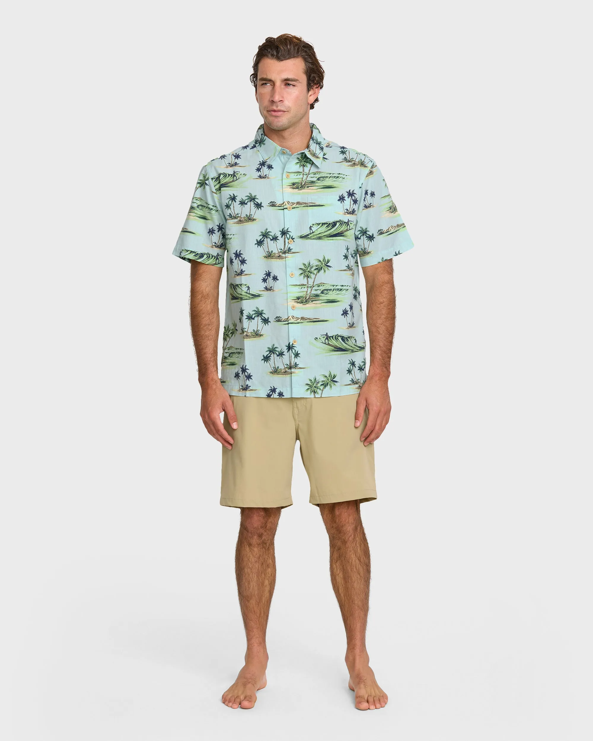 Waterman Day Dreamin' Shirt - Cool Blue sold by Quiksilver product image thumbnail 3