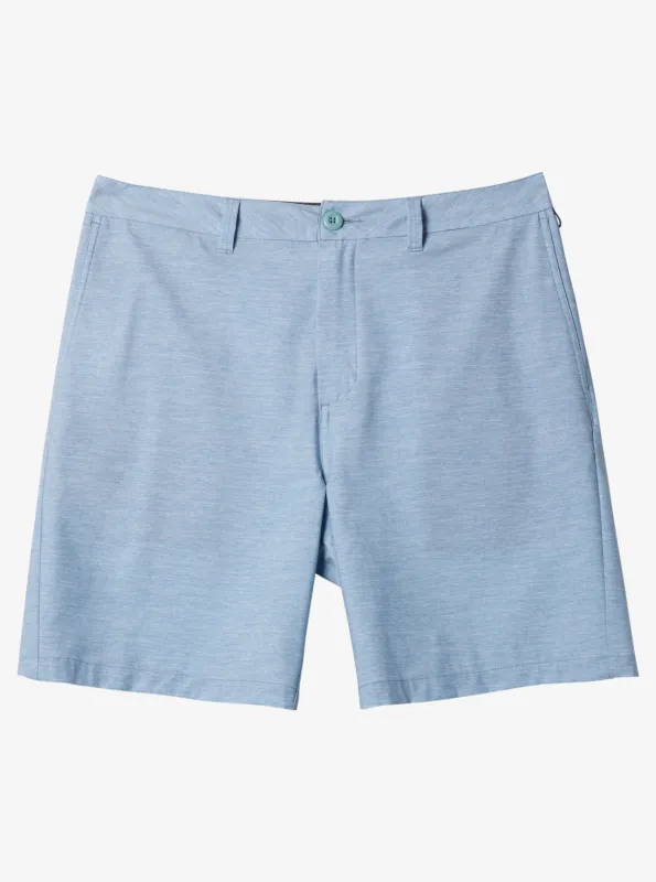 Union Heather Amphibian 20" Hybrid Shorts - Blue Shadow sold by Quiksilver