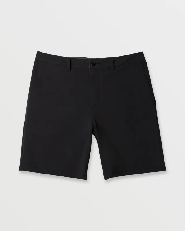Union Heather Amphibian 20" Hybrid Shorts - Black sold by Quiksilver