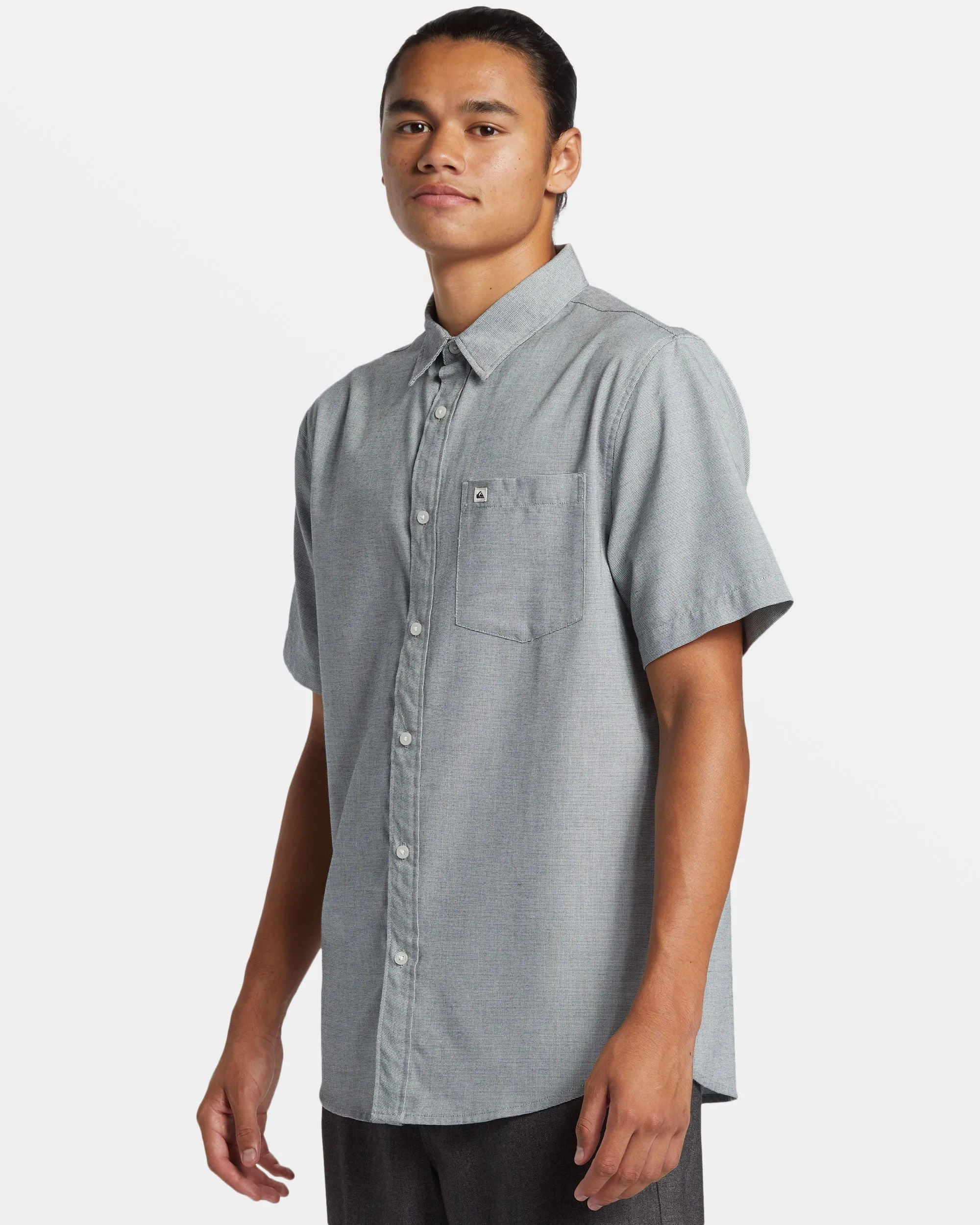 Shoreline Classic Short Sleeve Shirt - White Marble Heather sold by Quiksilver product image thumbnail 5