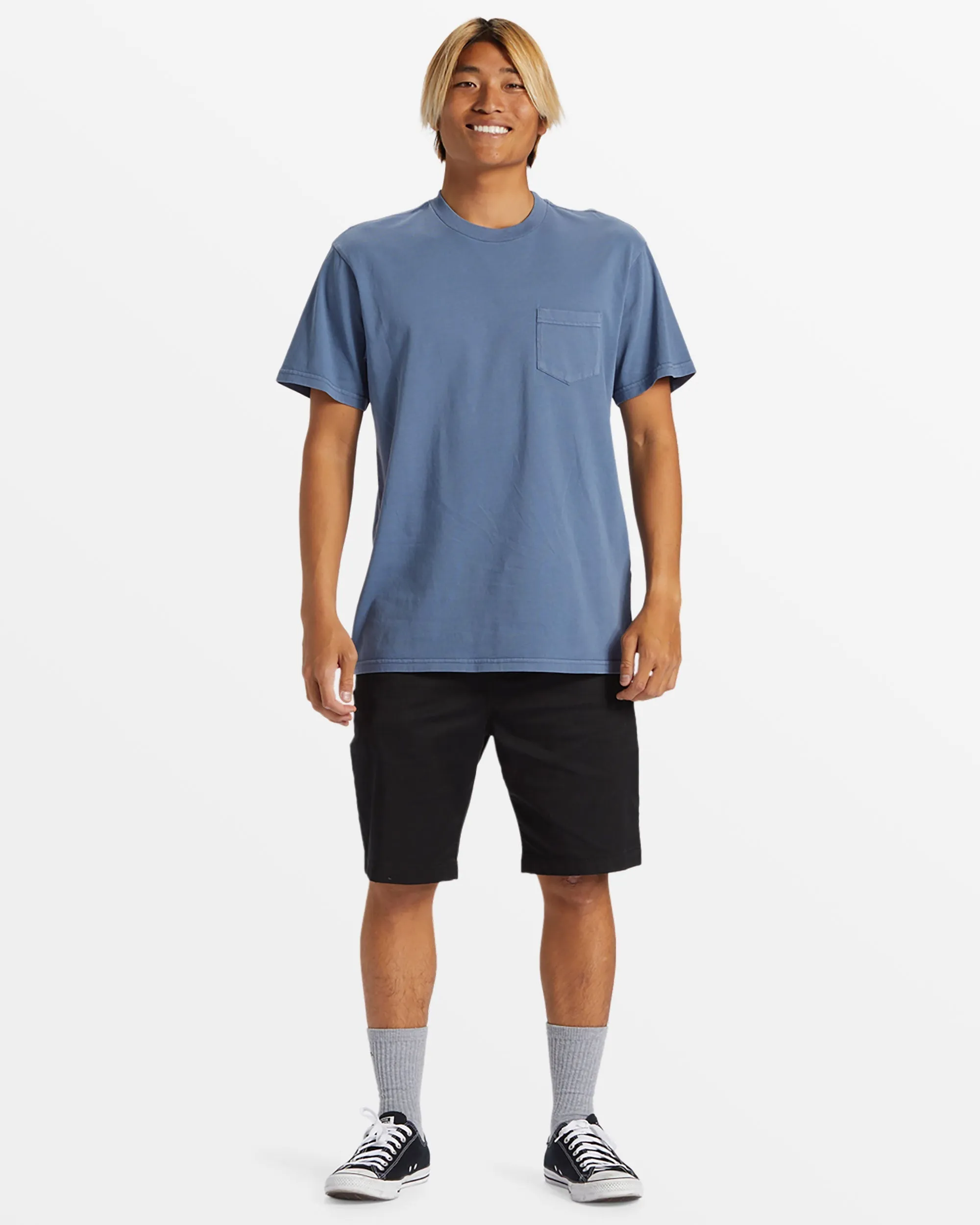 Salt Water Pocket Tee T-Shirt - Vintage Indigo sold by Quiksilver product image thumbnail 3