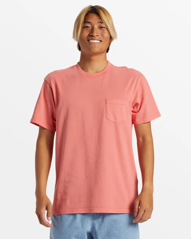 Salt Water Pocket Tee T-Shirt - Spiced Coral sold by Quiksilver