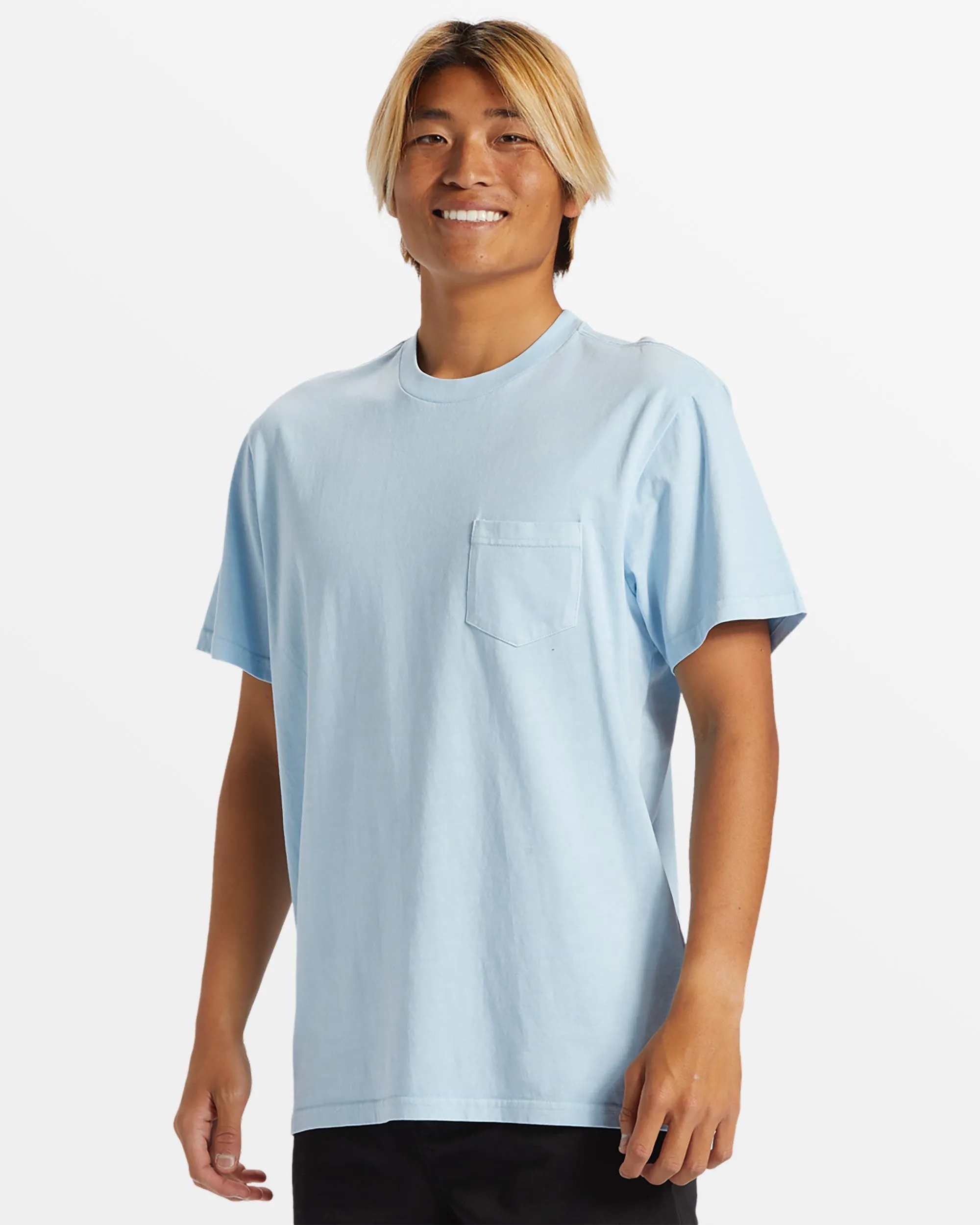 Salt Water Pocket Tee T-Shirt - Airy Blue sold by Quiksilver product image thumbnail 4