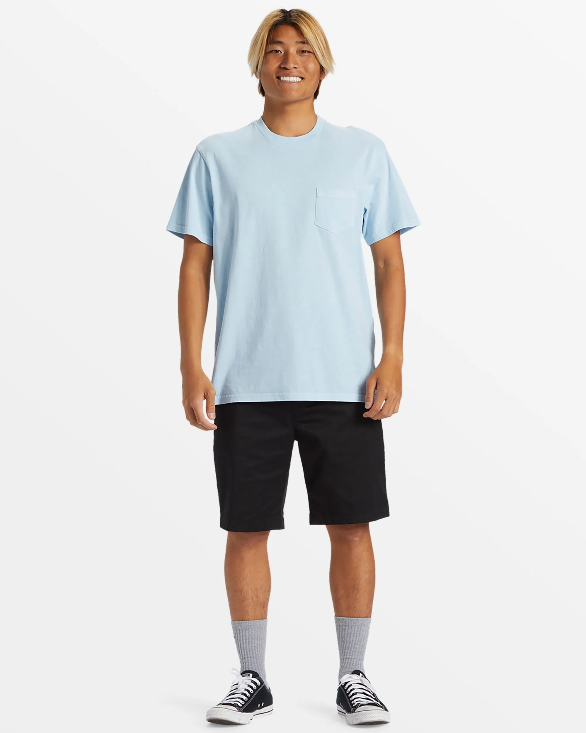 Salt Water Pocket Tee T-Shirt - Airy Blue sold by Quiksilver product image thumbnail 3