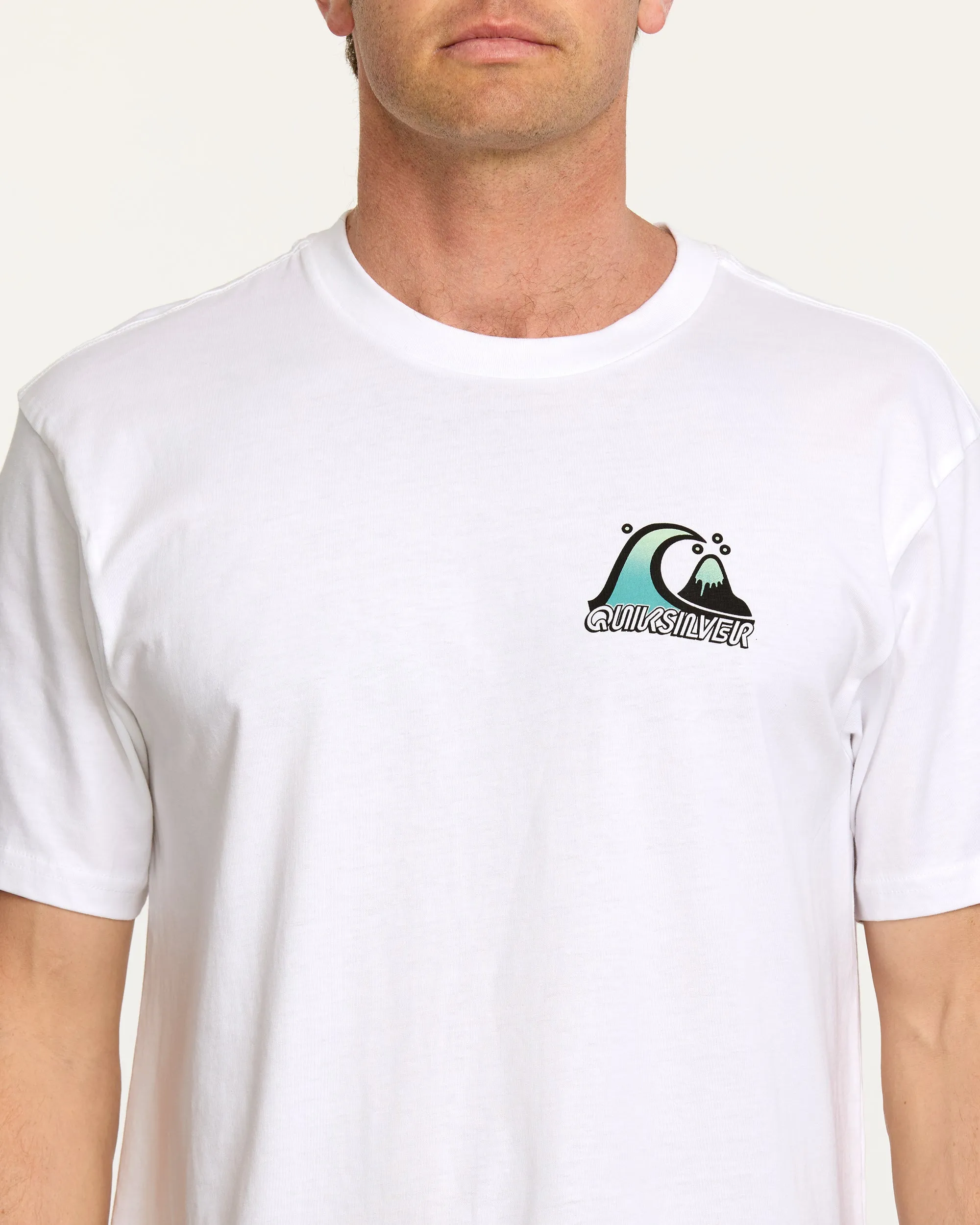 Bubble Fade T-Shirt - White sold by Quiksilver product image thumbnail 5