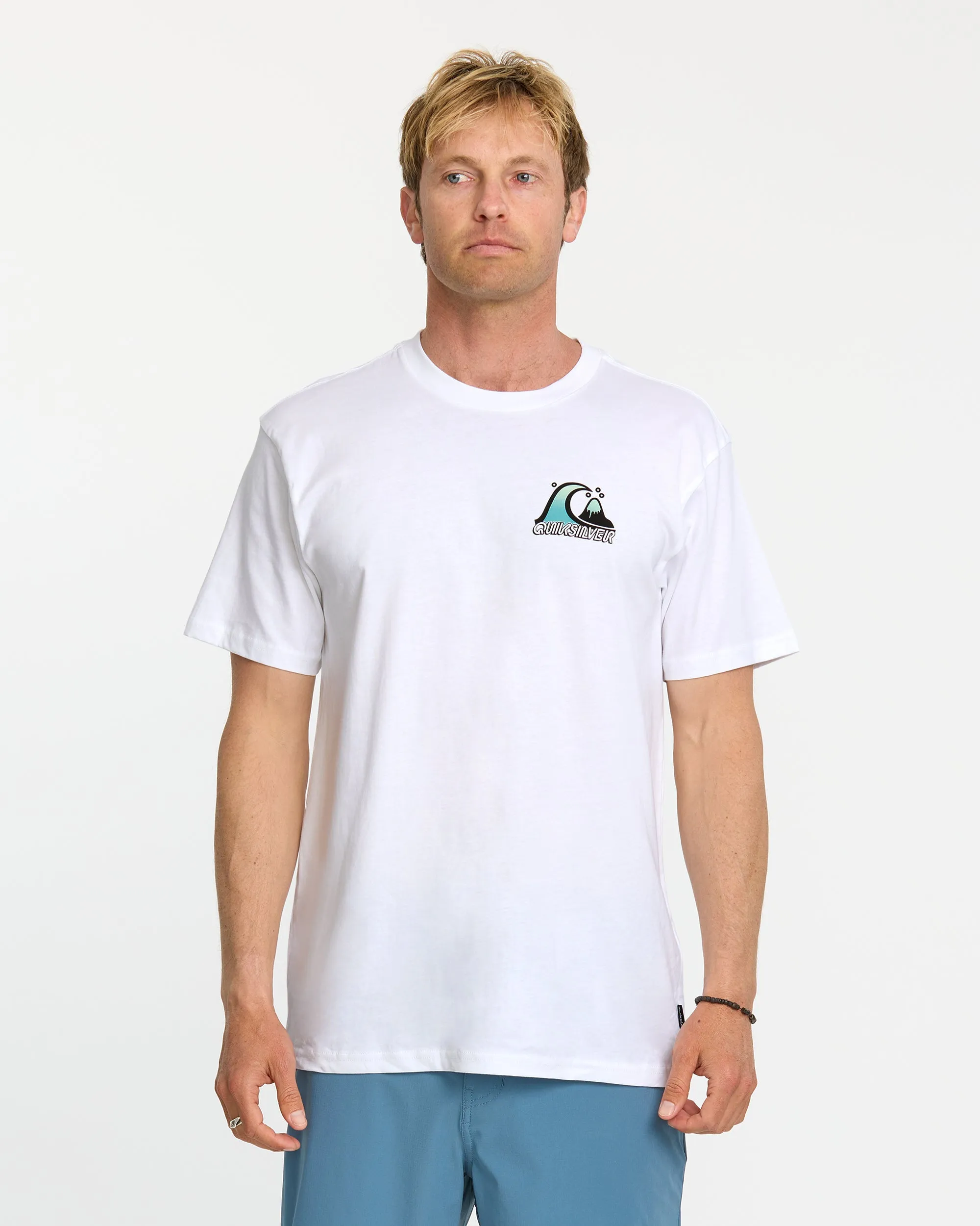 Bubble Fade T-Shirt - White sold by Quiksilver