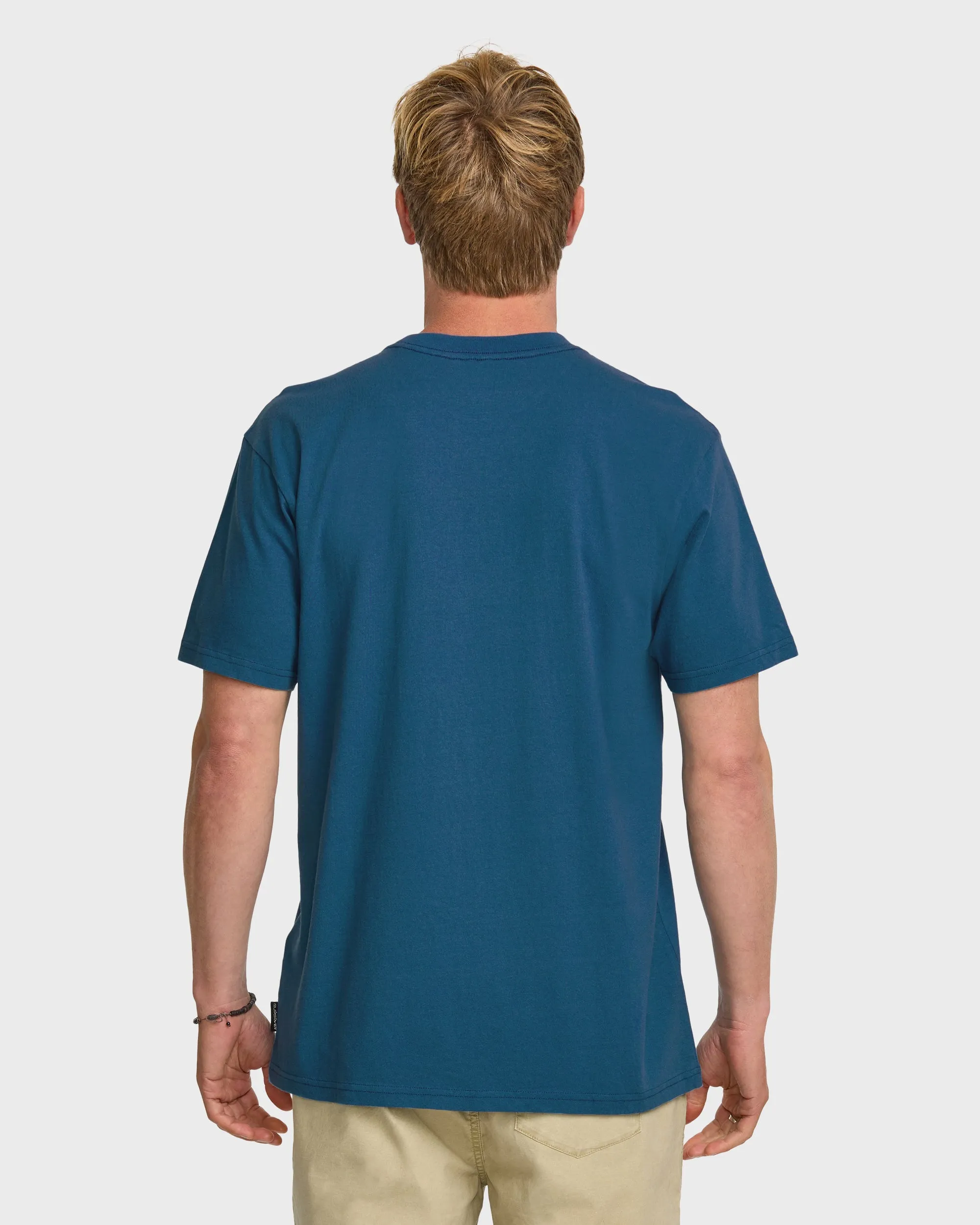 No Straight Lines Stw T-Shirt - Blue Steel sold by Quiksilver product image thumbnail 2