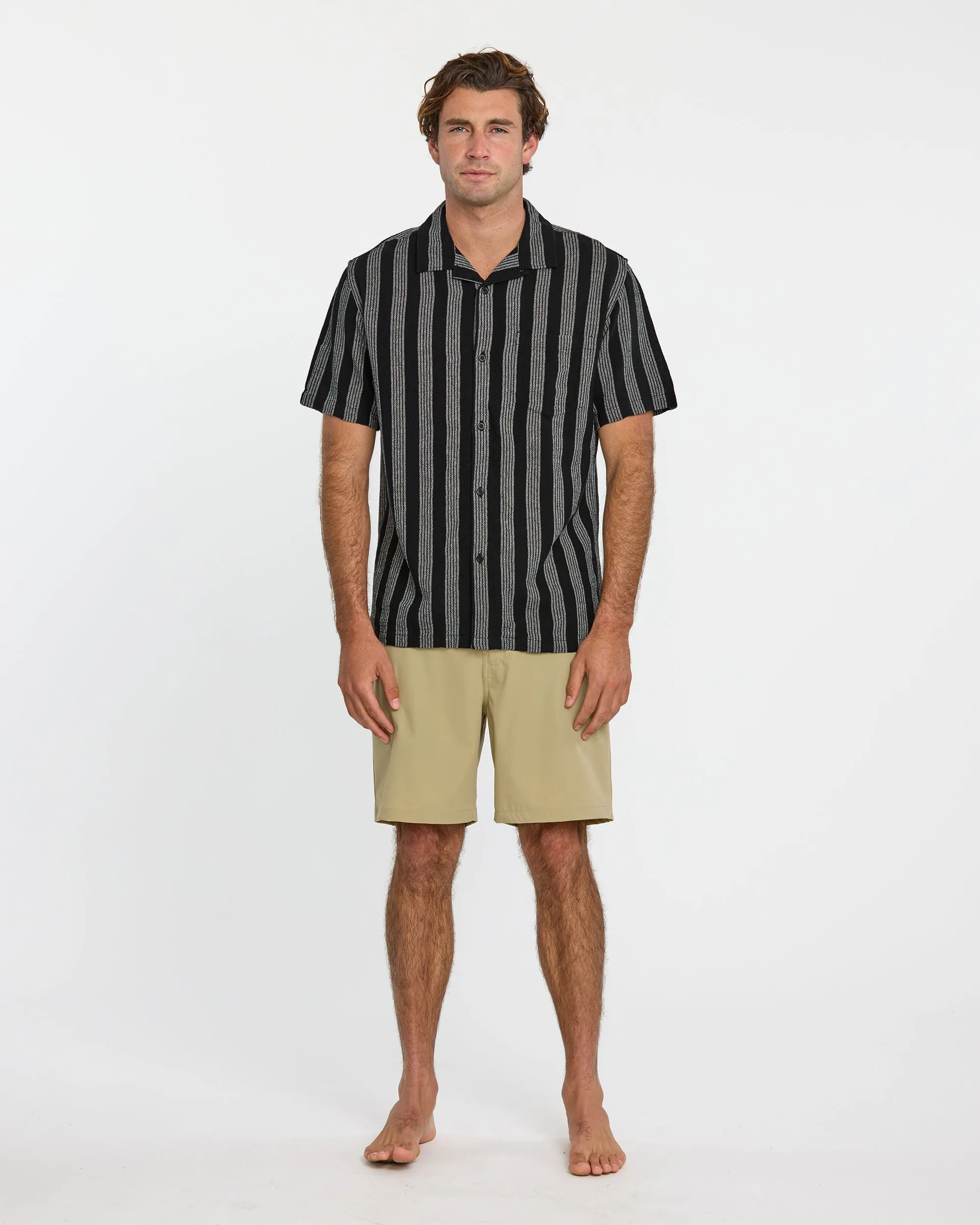 Nightfall Island Short Sleeve Shirt - Black sold by Quiksilver product image thumbnail 3