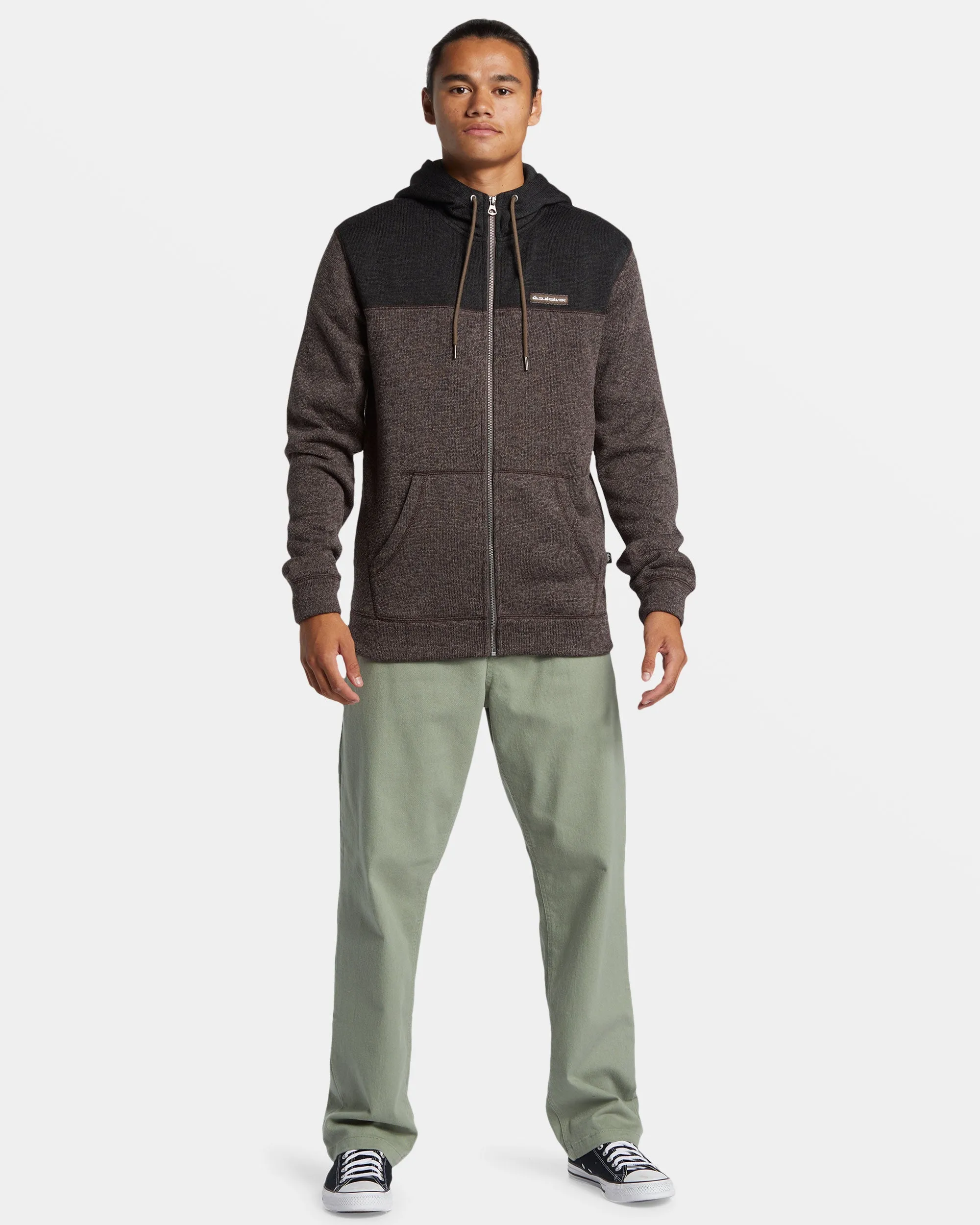 Keller Block Zip Hoodie - Canteen Heather sold by Quiksilver product image thumbnail 3