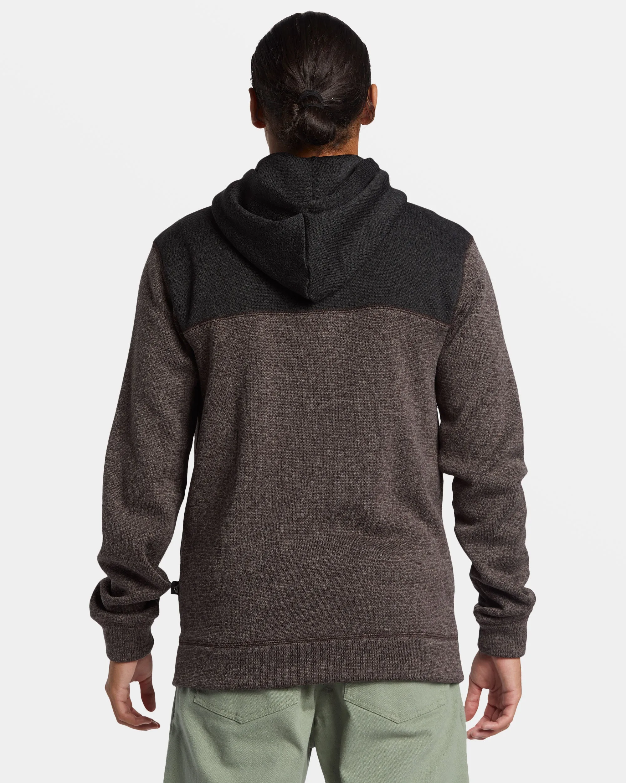 Keller Block Zip Hoodie - Canteen Heather sold by Quiksilver product image thumbnail 2