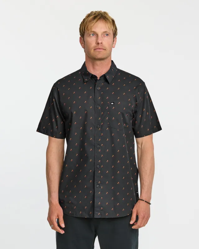 Kapu Mini Classics Short Sleeve Shirt - Black sold by Quiksilver