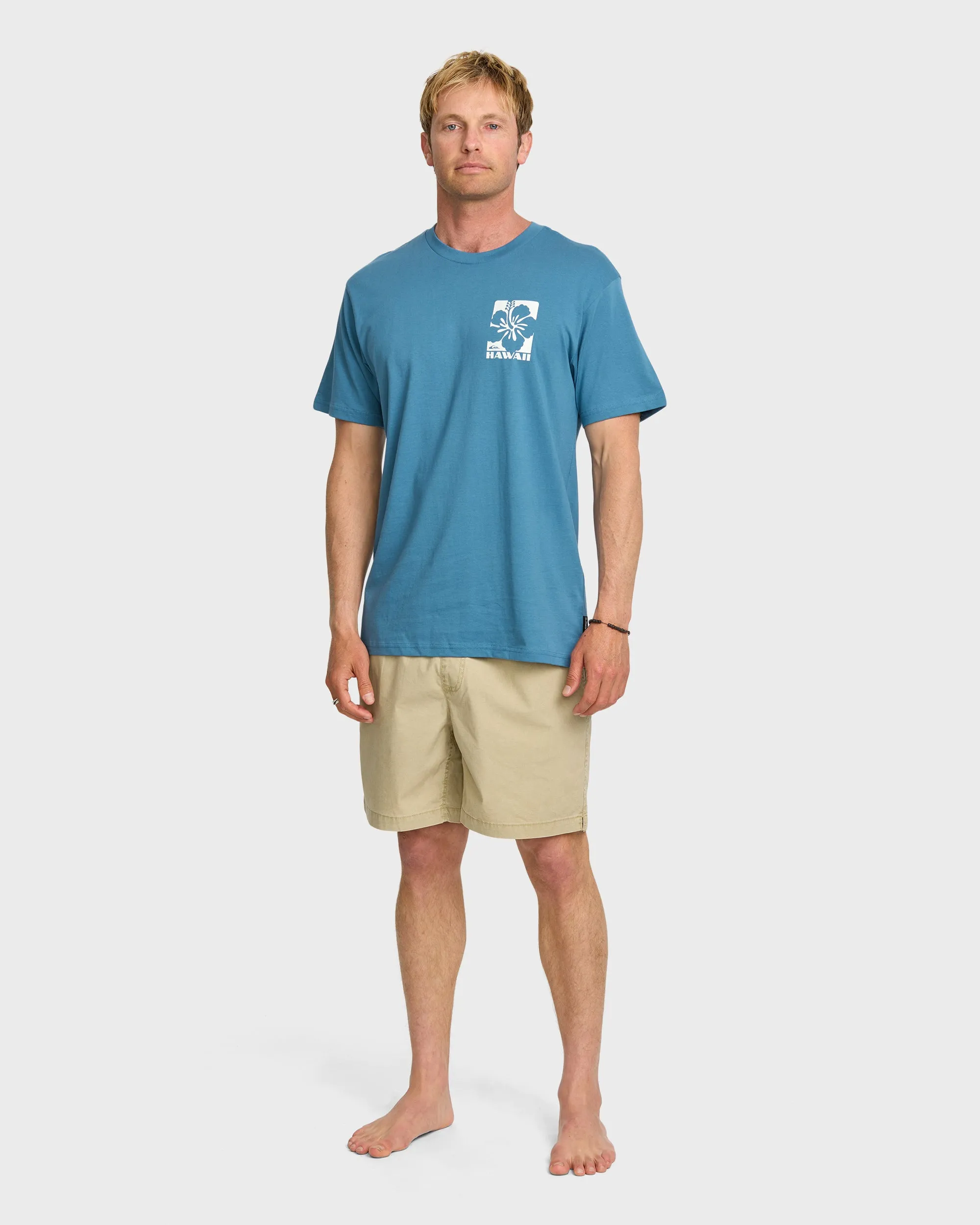 Hi Hibiscus Classic T-shirt - Copen Blue sold by Quiksilver product image thumbnail 3