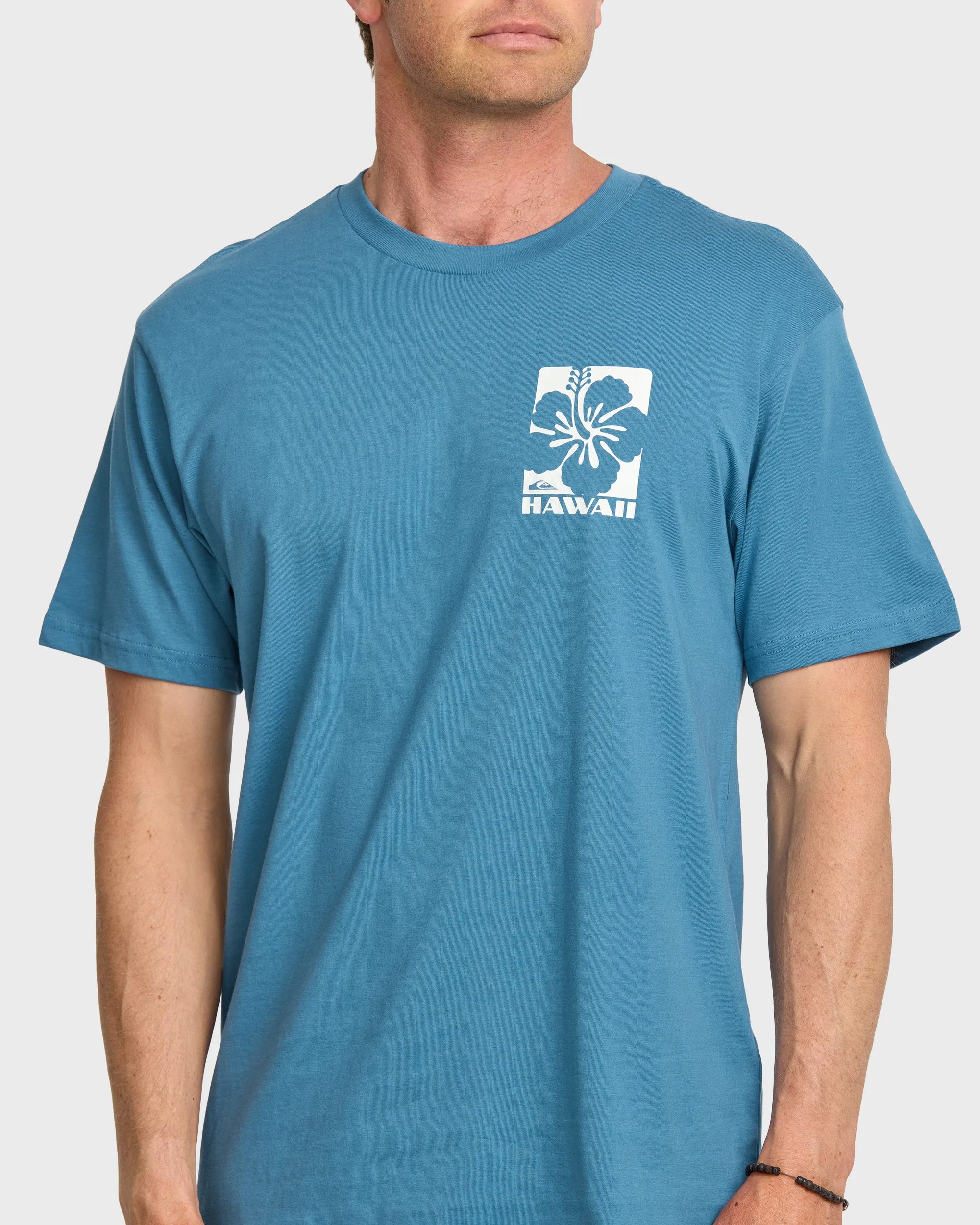 Hi Hibiscus Classic T-shirt - Copen Blue sold by Quiksilver product image thumbnail 5