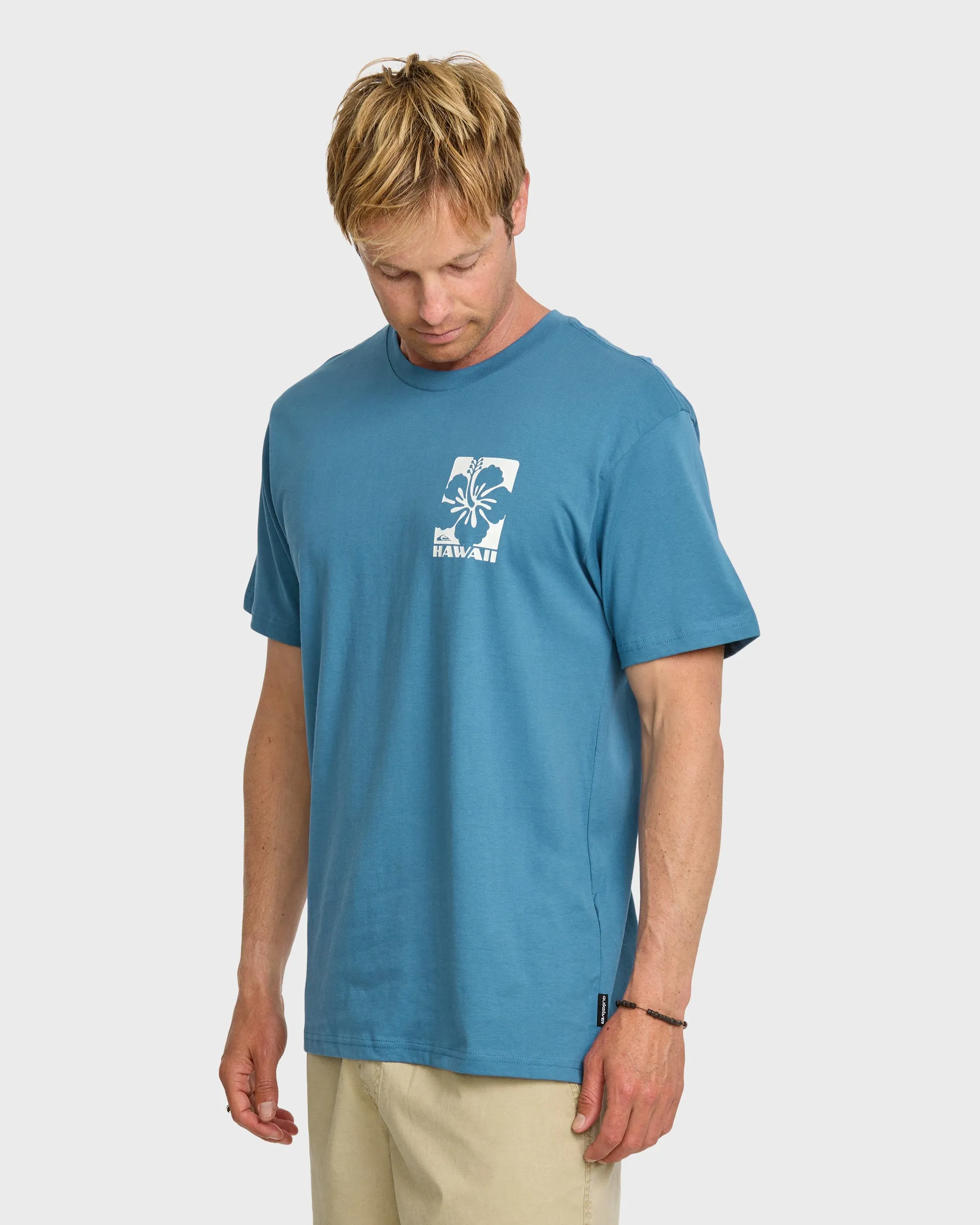 Hi Hibiscus Classic T-shirt - Copen Blue sold by Quiksilver product image thumbnail 4
