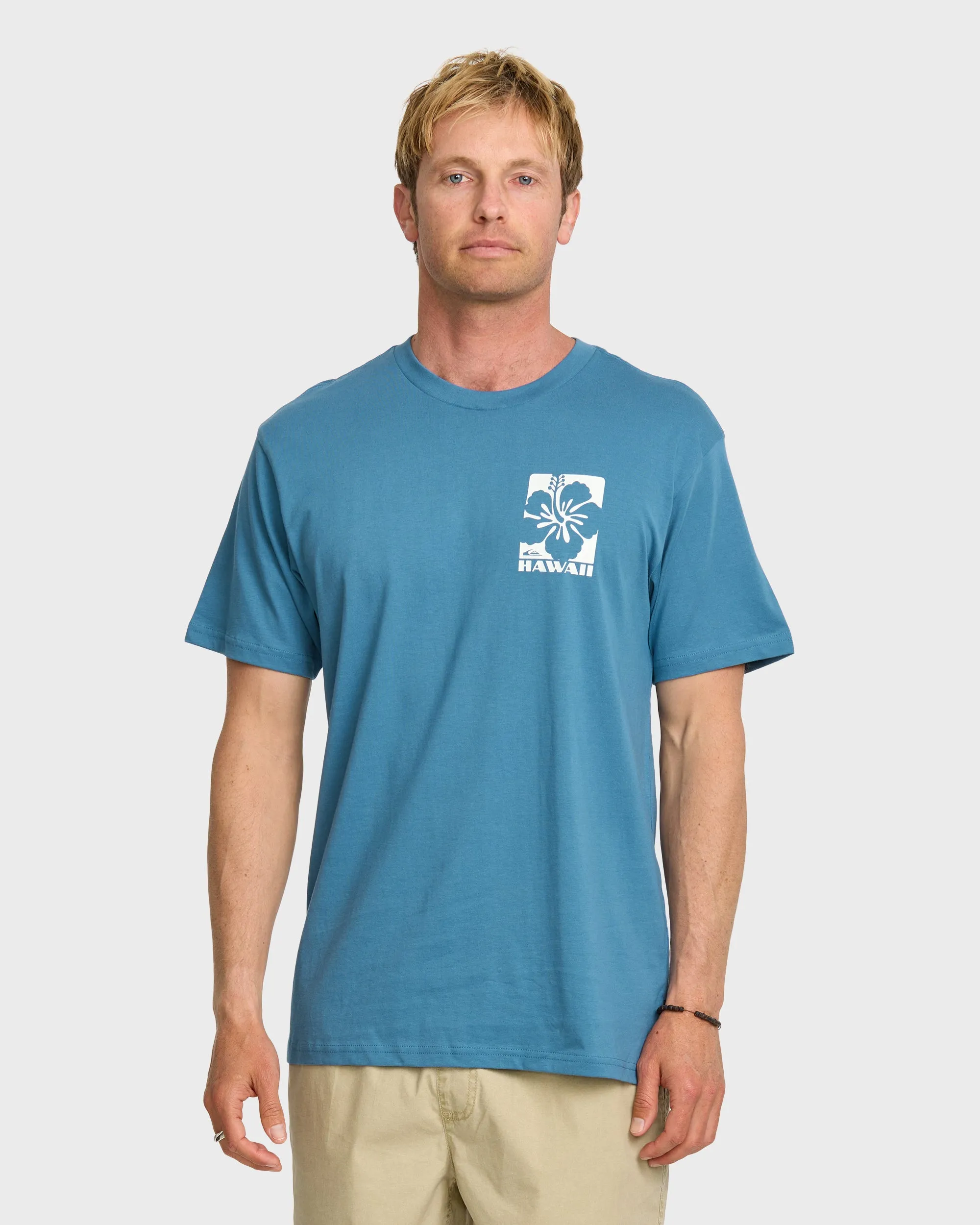 Hi Hibiscus Classic T-shirt - Copen Blue sold by Quiksilver