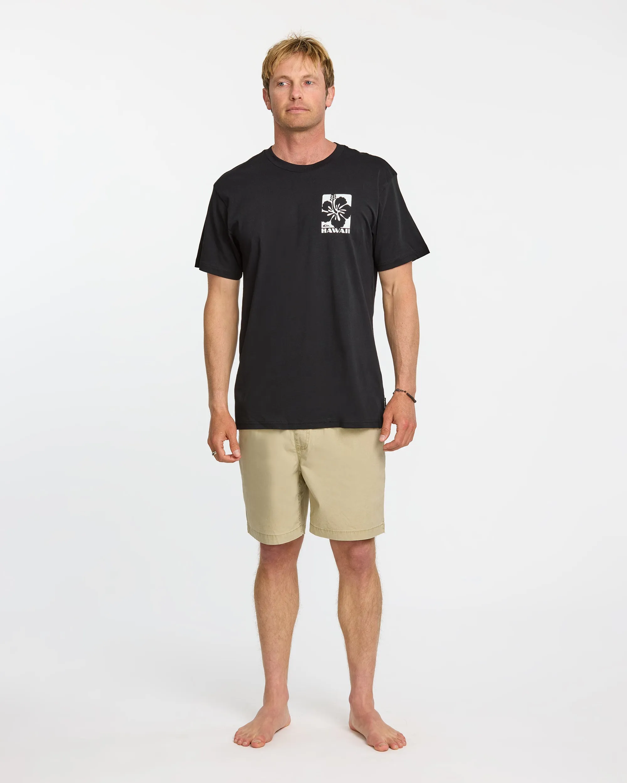 Hi Hibiscus Classic T-shirt - Black sold by Quiksilver product image thumbnail 3
