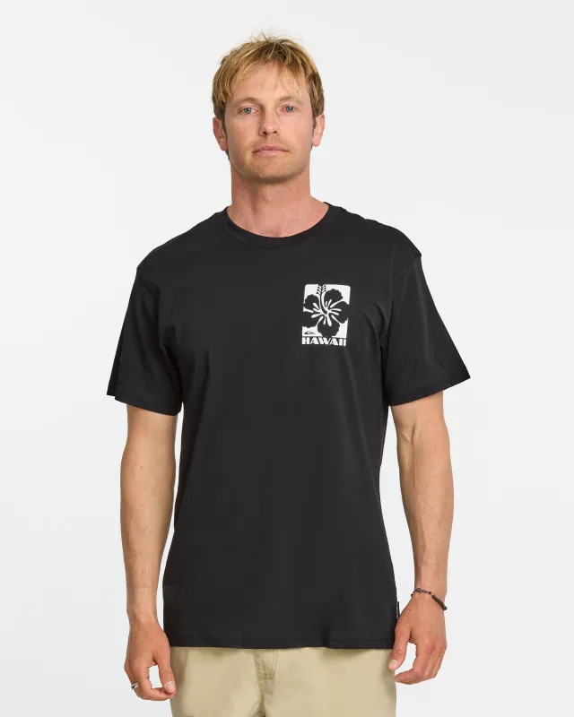 Hi Hibiscus Classic T-shirt - Black sold by Quiksilver