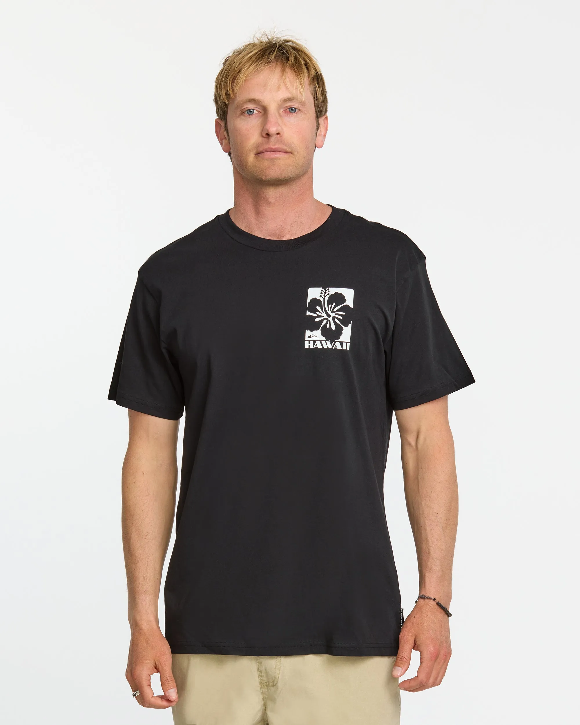 Hi Hibiscus Classic T-shirt - Black sold by Quiksilver