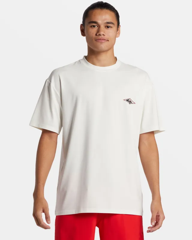 Everyday Short Sleeve Surf Tee - Snow White sold by Quiksilver