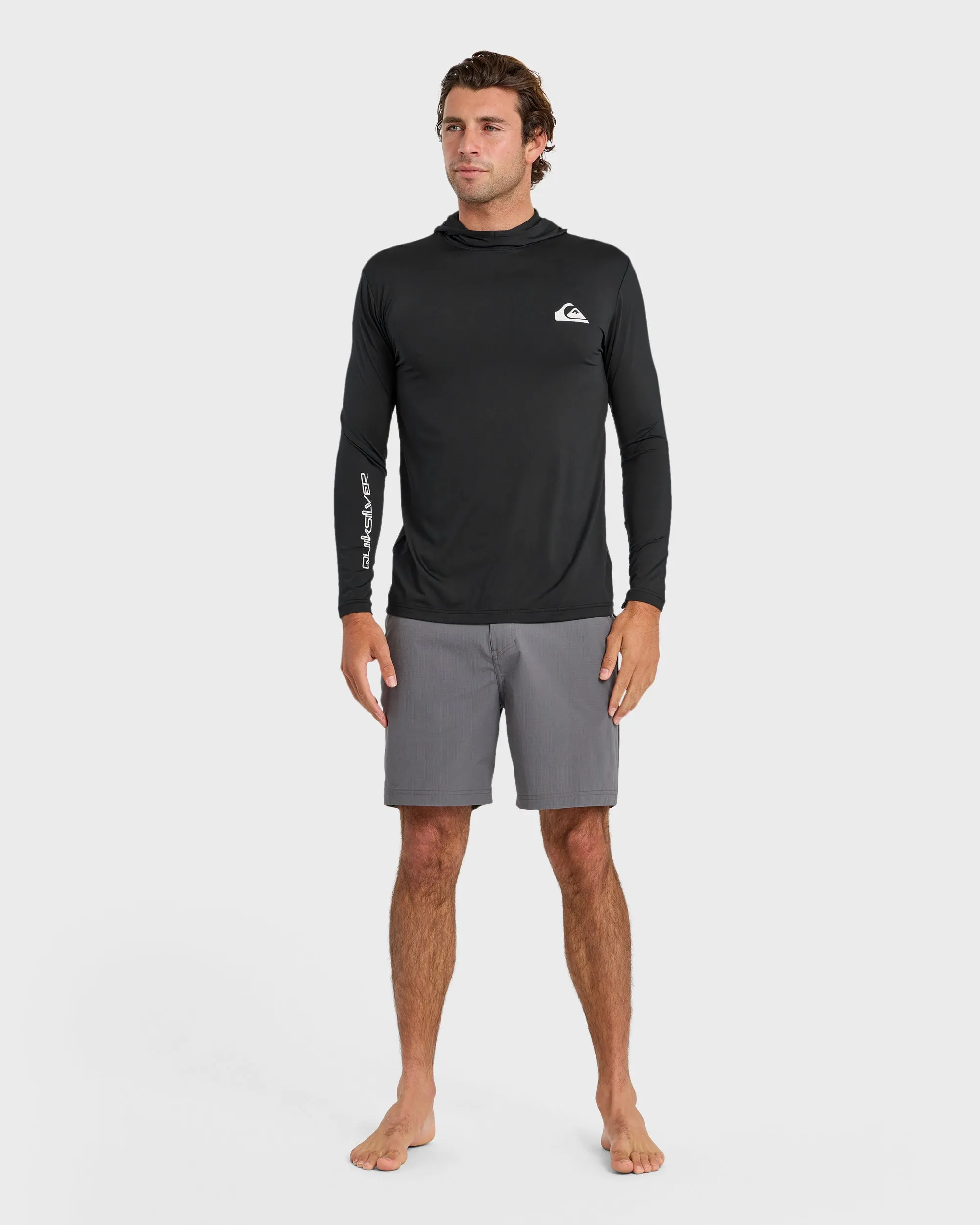 Everyday Hooded Surf Tee - Black sold by Quiksilver product image thumbnail 3