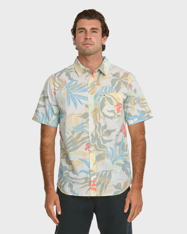 Blueweed Classic Short Sleeve Shirt - Off White sold by Quiksilver