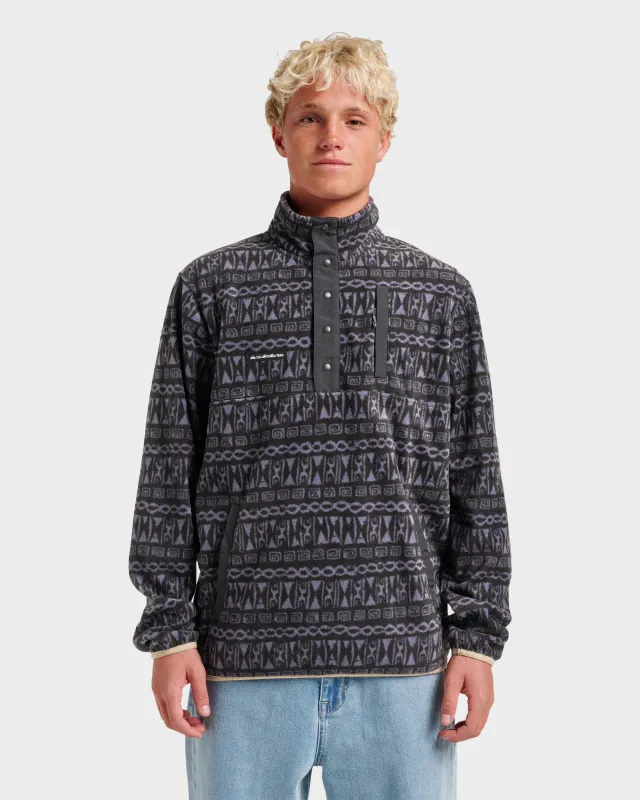 No Destination Technical Pullover Polar Fleece - Graystone sold by Quiksilver