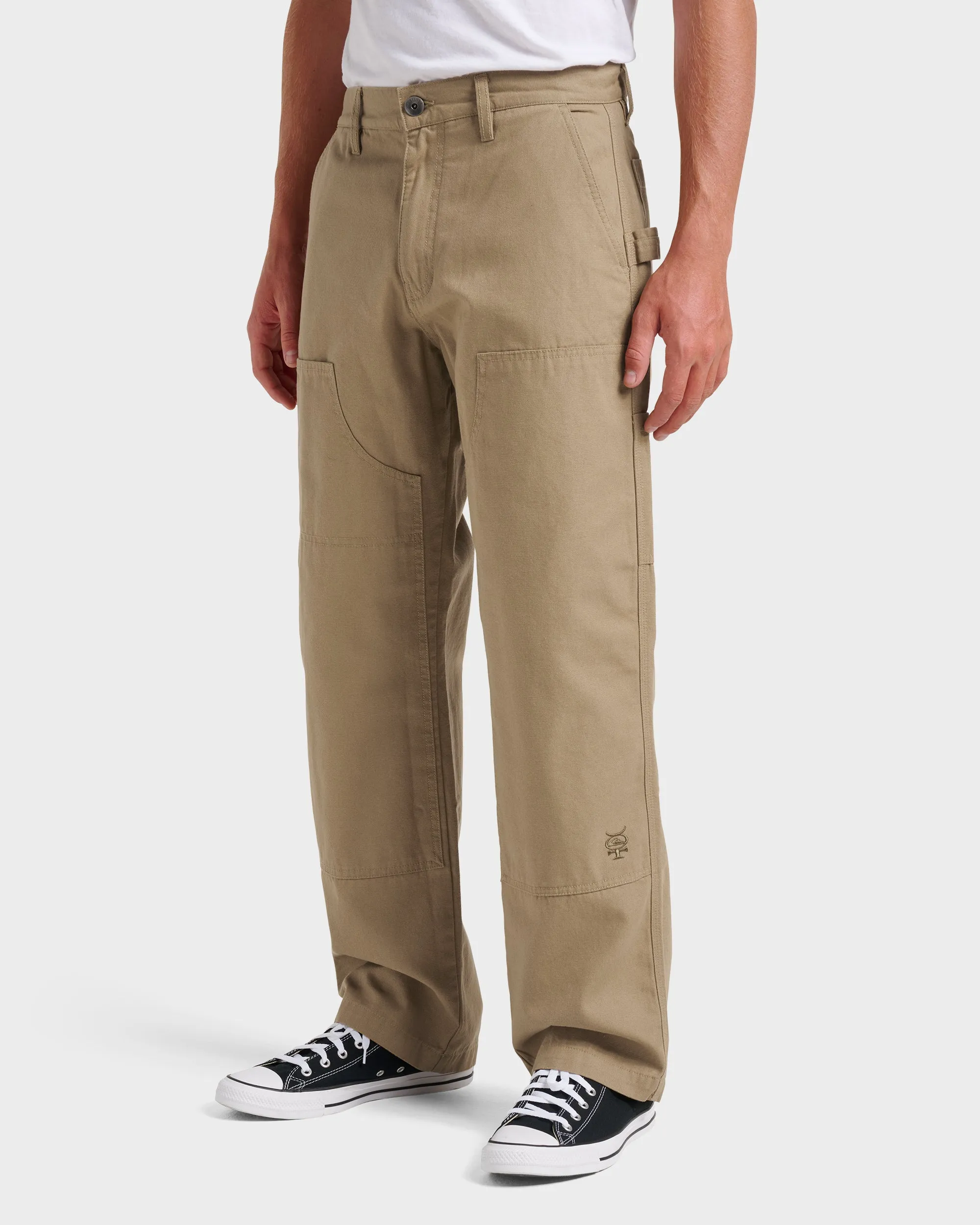 Mercury Carpenter Pants - Deep Khaki sold by Quiksilver product image thumbnail 2