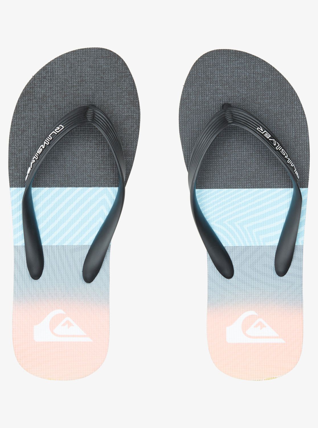 Molokai Panel Flip-Flops - Blue/Blue/Orange sold by Quiksilver product image thumbnail 4