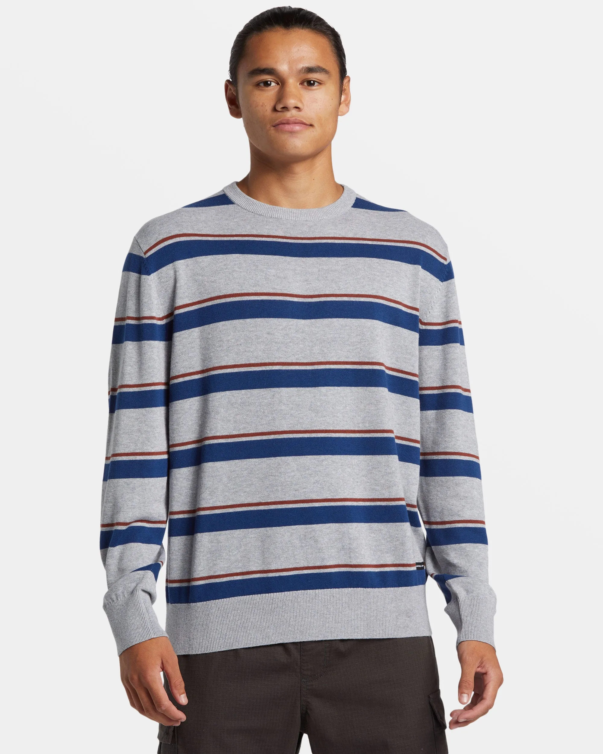 Scott Crewneck Sweatshirt - Scott Crew Htr Grey sold by Quiksilver