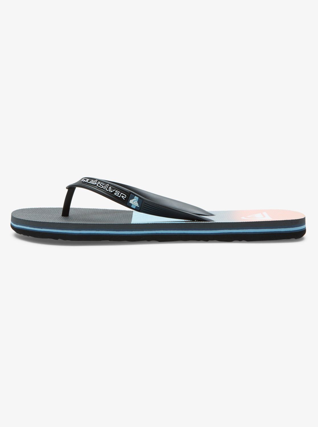 Molokai Panel Flip-Flops - Blue/Blue/Orange sold by Quiksilver product image thumbnail 2