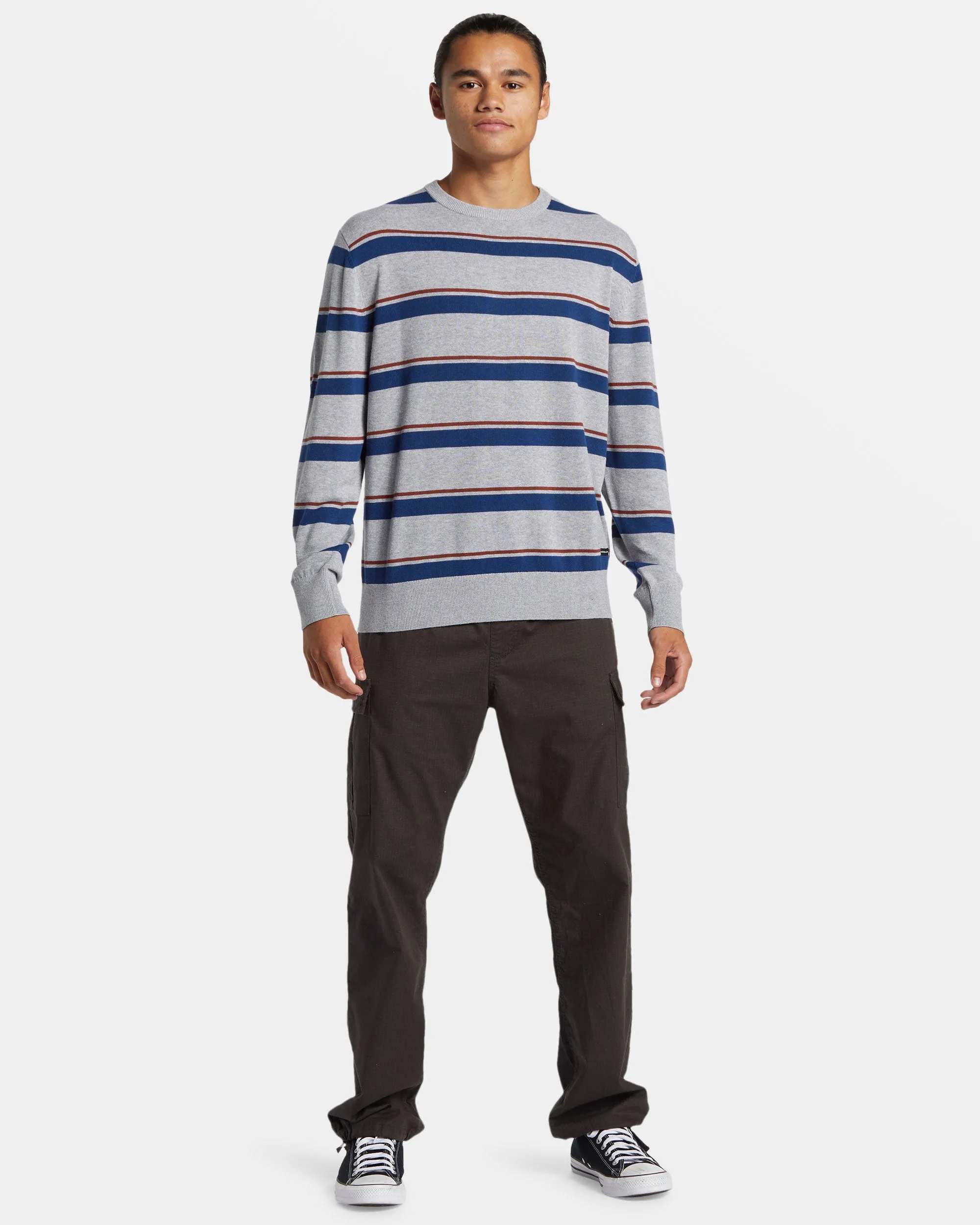 Scott Crewneck Sweatshirt - Scott Crew Htr Grey sold by Quiksilver product image thumbnail 3