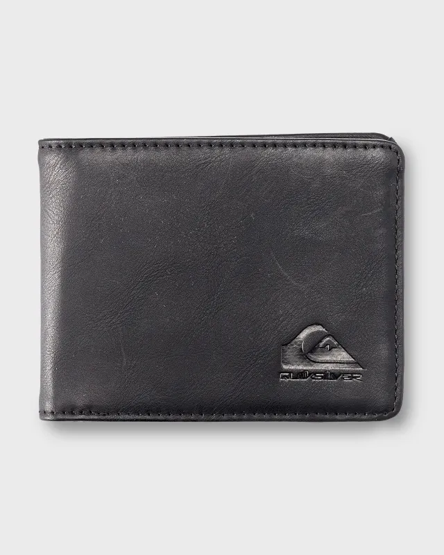 Slim Rays Bifold Wallet - Black sold by Quiksilver