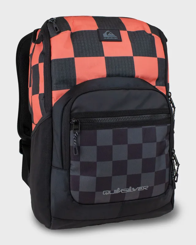 School-E Chill Backpack - Black/Coral sold by Quiksilver