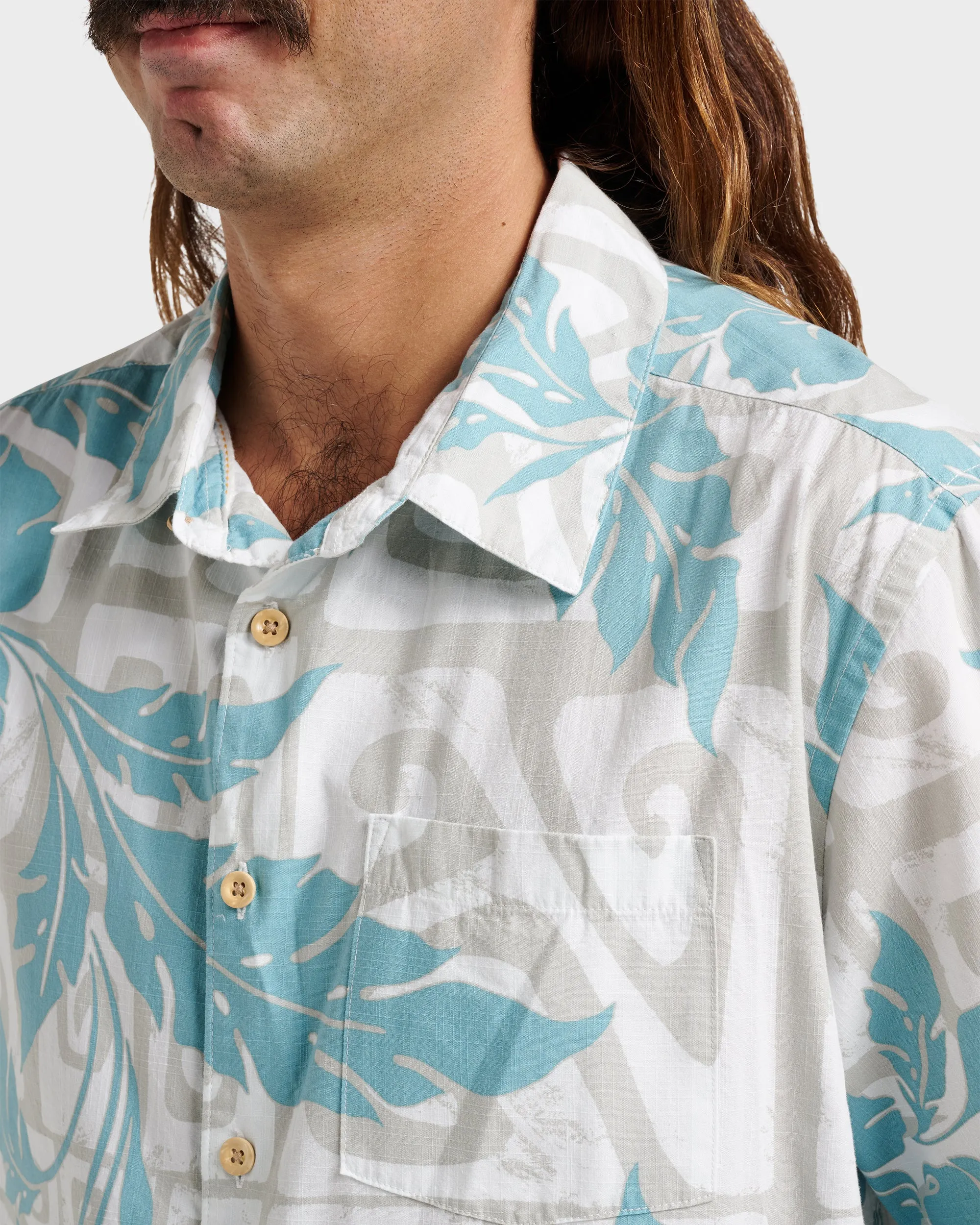 Waterman Beach Shack Shirt - White sold by Quiksilver product image thumbnail 4
