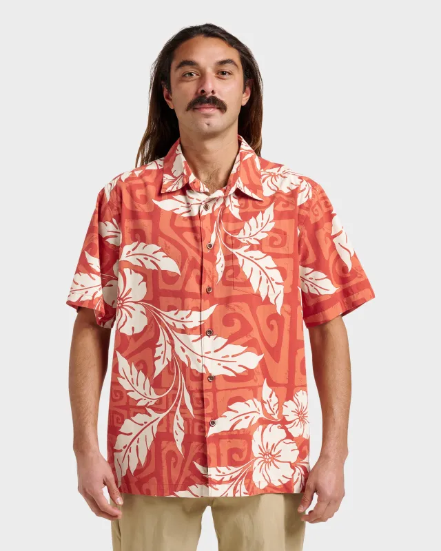 Waterman Beach Shack Shirt - Hot Sauce sold by Quiksilver
