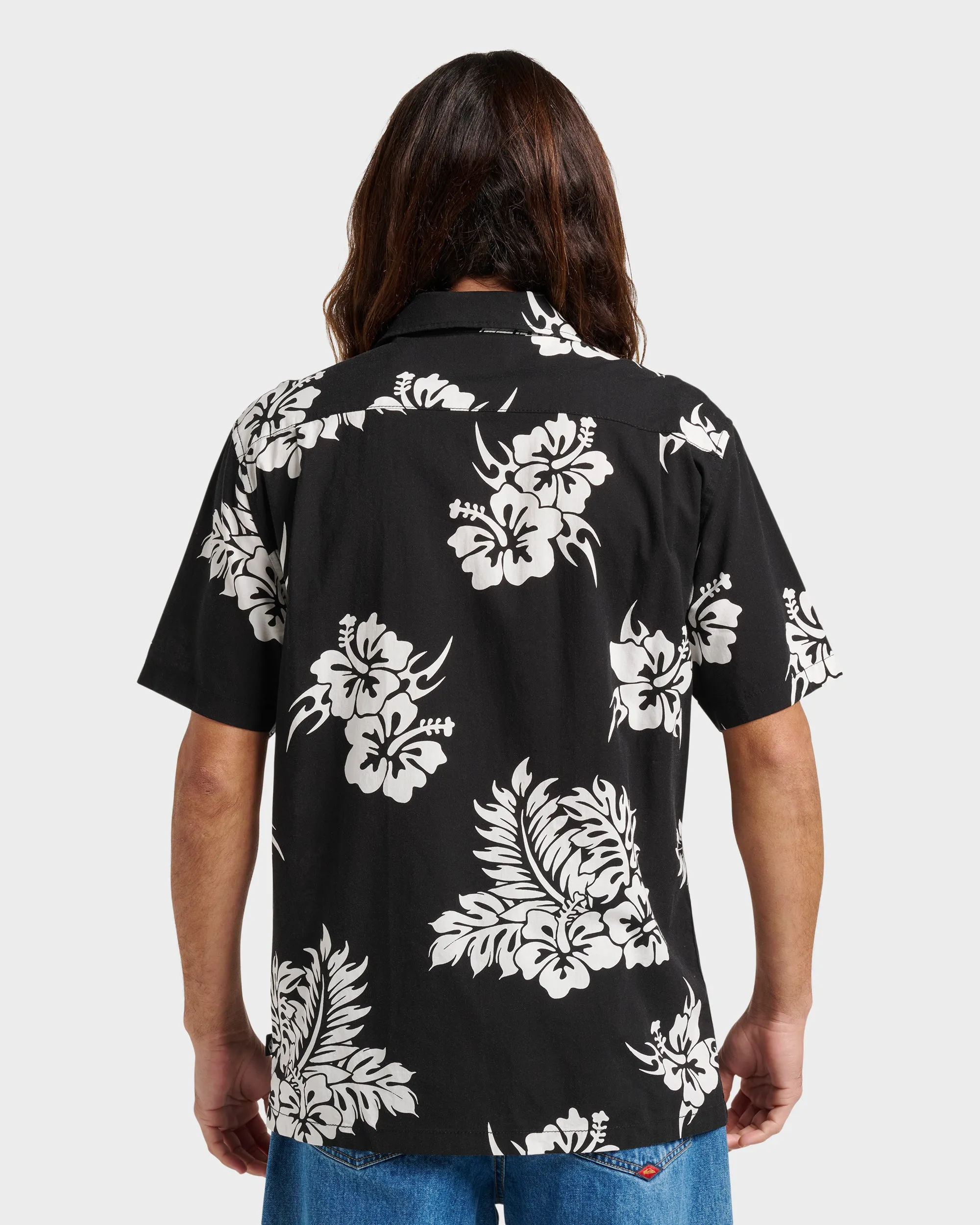 Pareo Dna Short Sleeve Shirt - Black sold by Quiksilver product image thumbnail 2