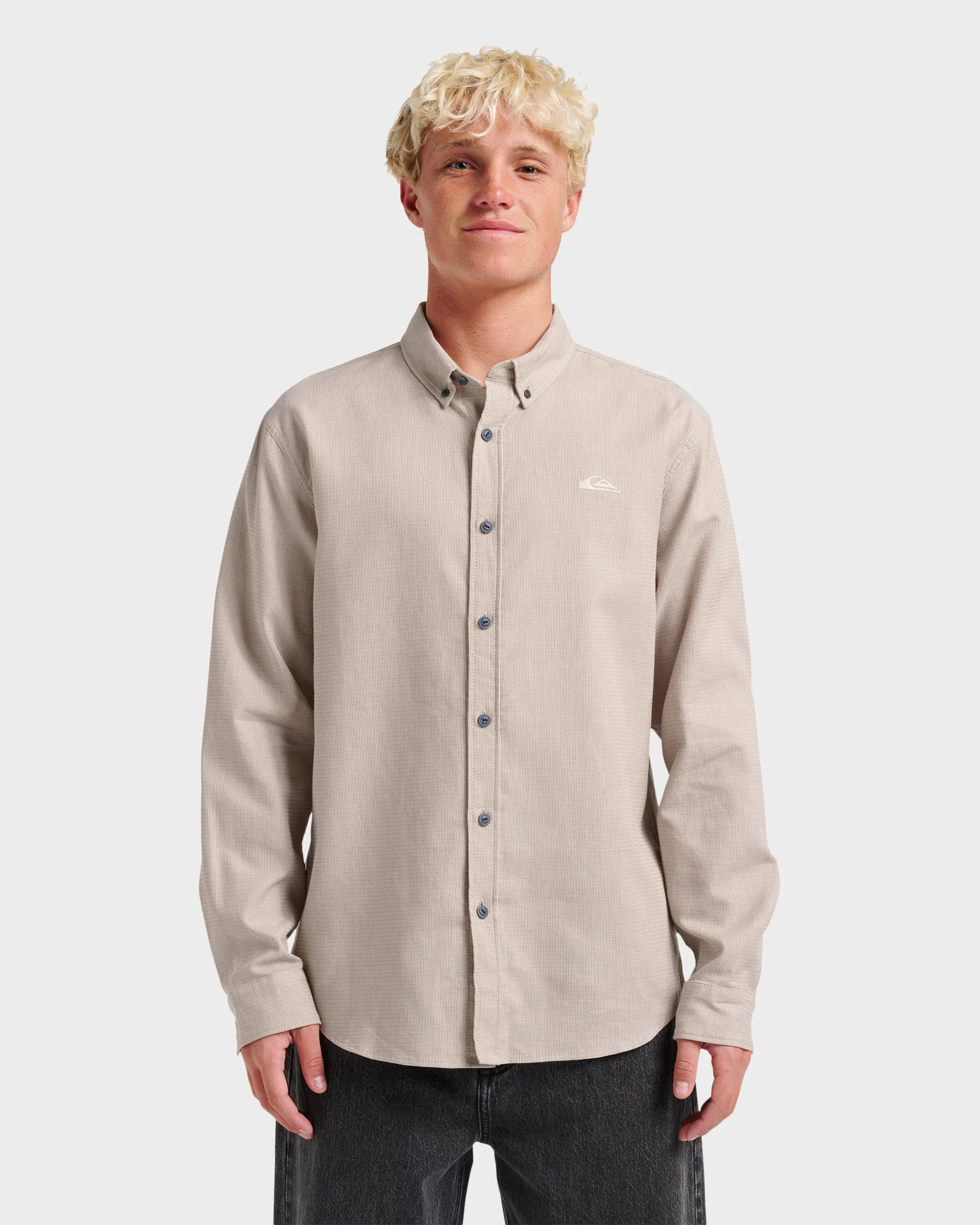 Hub Long Sleeve Shirt - Moonstruck sold by Quiksilver