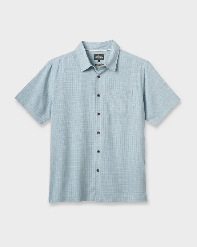 Waterman Checkmate Shirt - Sterling Blue sold by Quiksilver