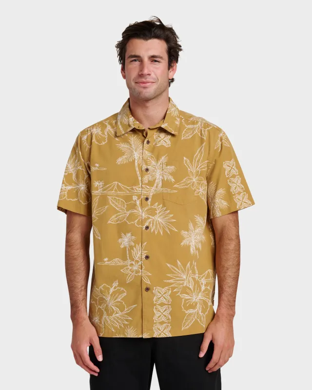 Waterman Scenic Drive Shirt - Wood Thrush sold by Quiksilver
