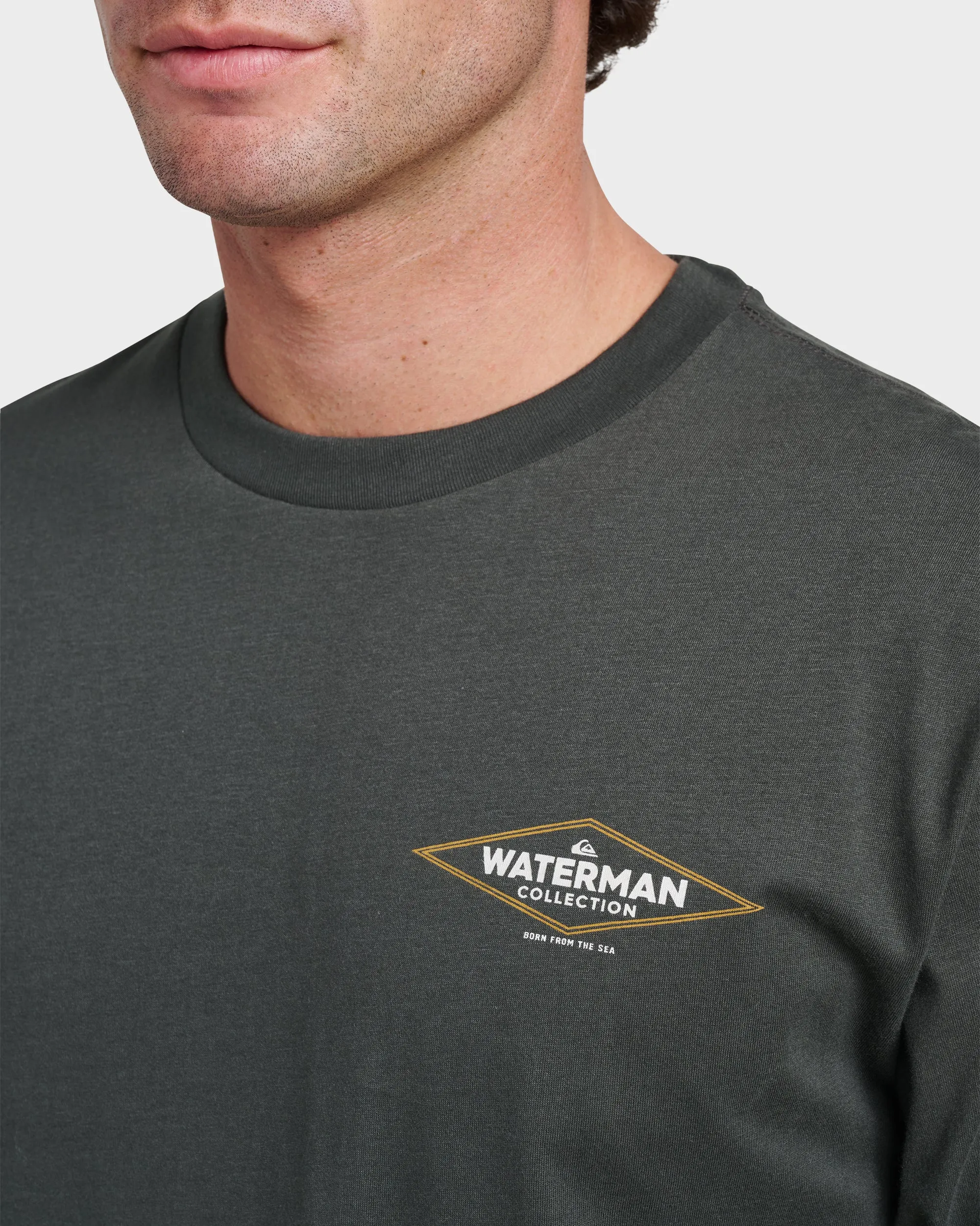 Waterman Diamond Classic T-shirt - Phantom sold by Quiksilver product image thumbnail 4