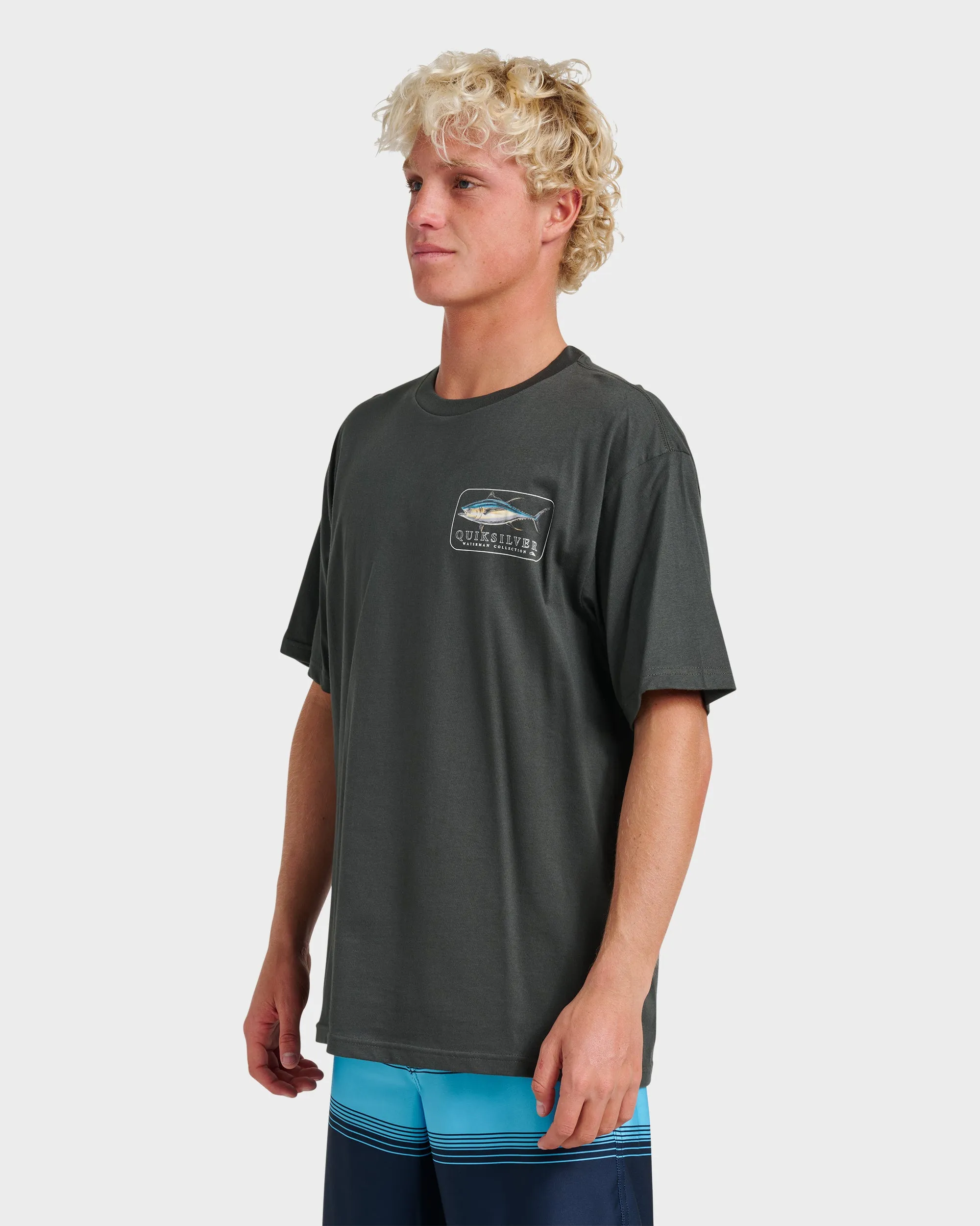Waterman Yellowfinner Classic T-shirt - Phantom sold by Quiksilver product image thumbnail 3