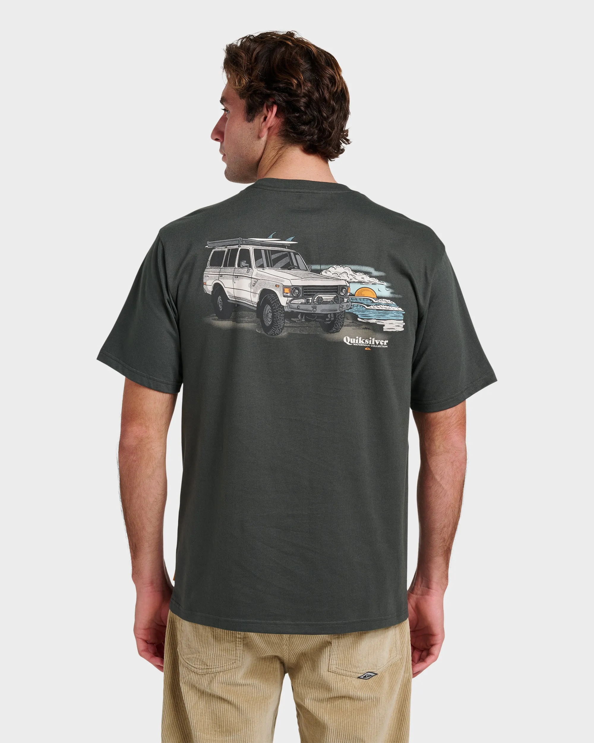 Waterman Adventures Classic T-shirt - Phantom sold by Quiksilver product image thumbnail 2