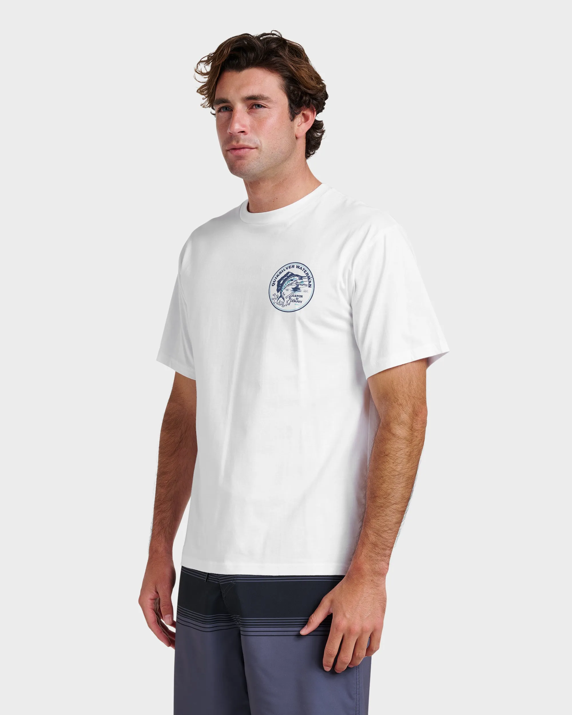Waterman Catch & Release Classic T-shirt - White sold by Quiksilver product image thumbnail 3