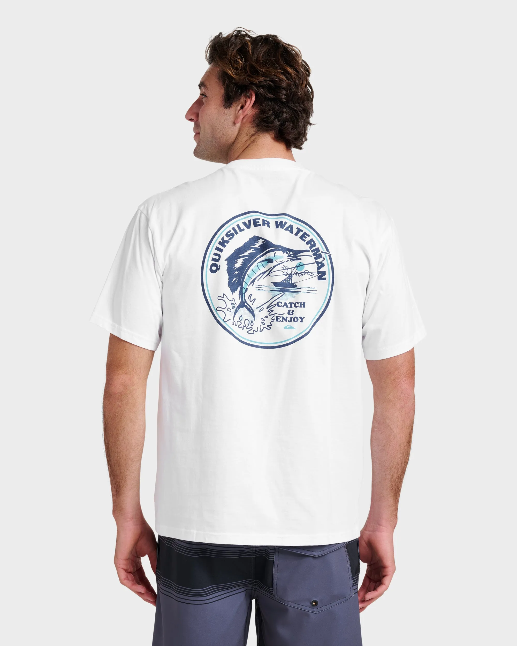 Waterman Catch & Release Classic T-shirt - White sold by Quiksilver product image thumbnail 2
