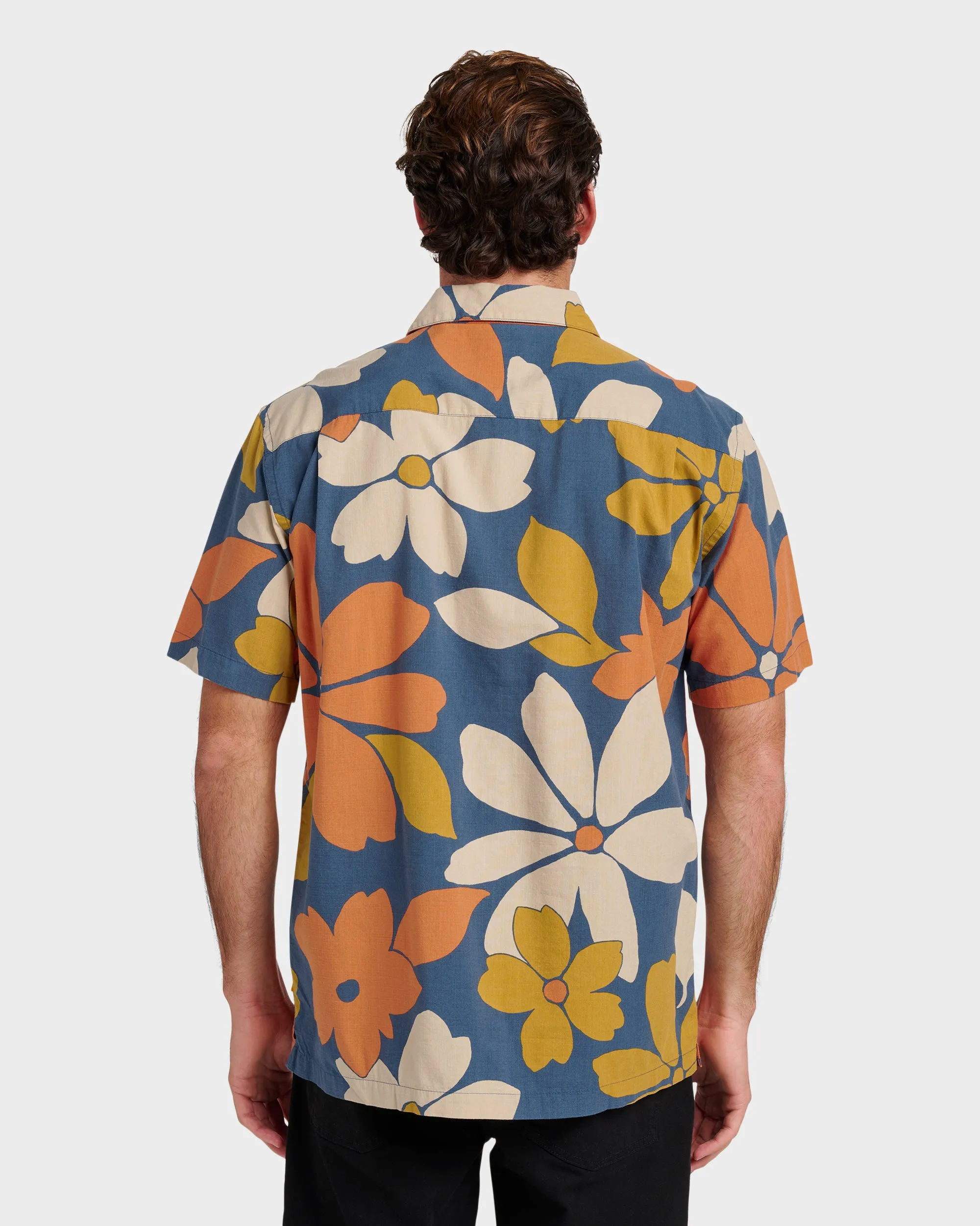 Waterman Flower Power Shirt - Sargasso Sea sold by Quiksilver product image thumbnail 2