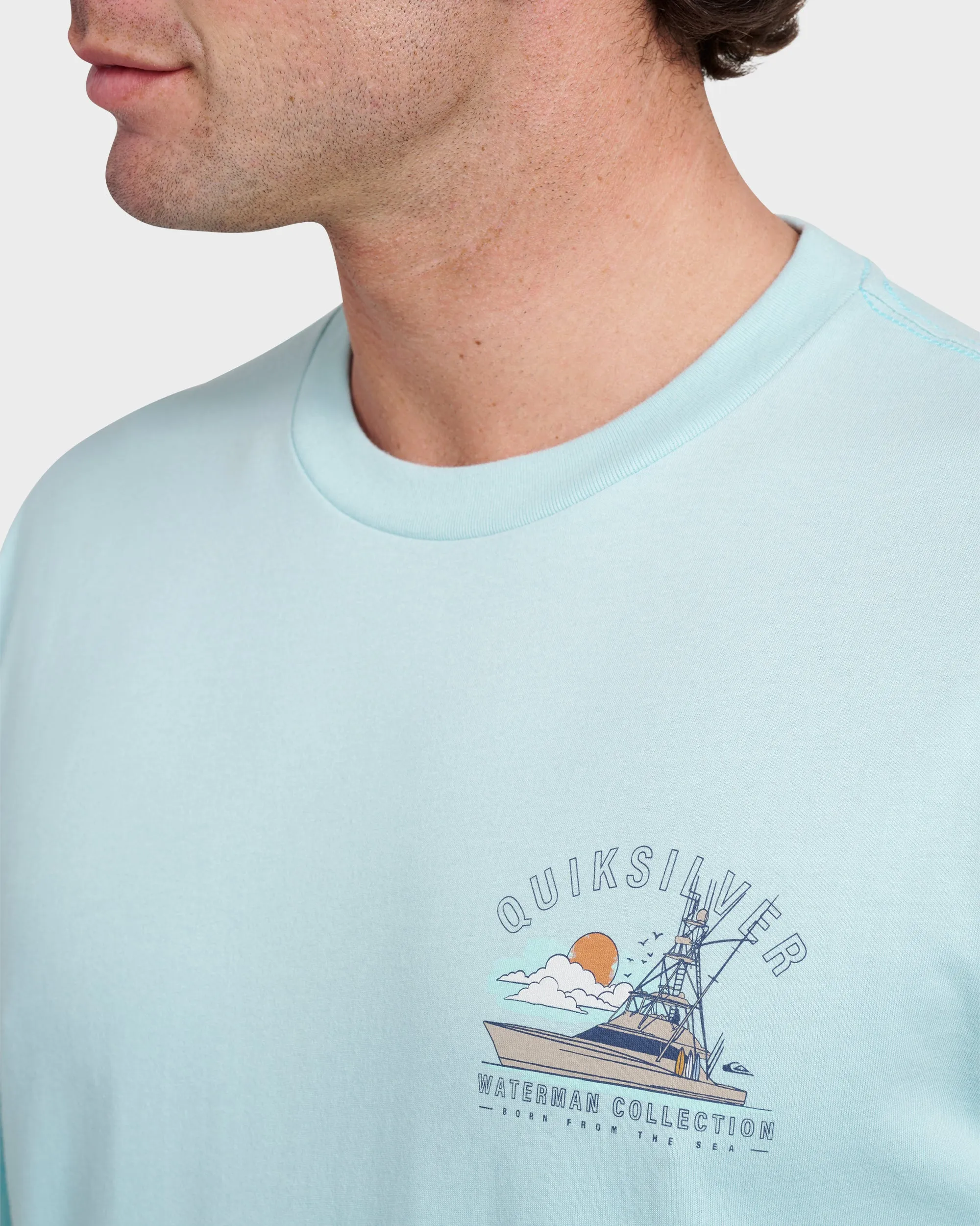Waterman The Rig Classic T-shirt - Sterling Blue sold by Quiksilver product image thumbnail 4