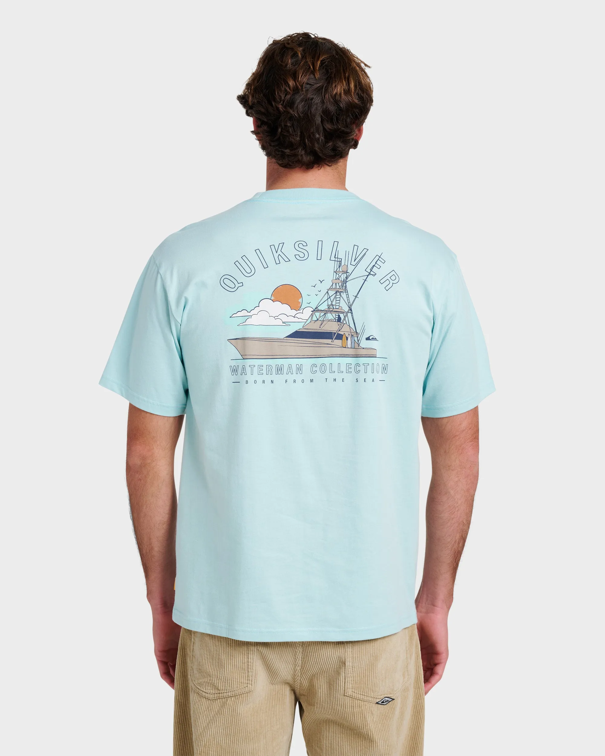 Waterman The Rig Classic T-shirt - Sterling Blue sold by Quiksilver product image thumbnail 2